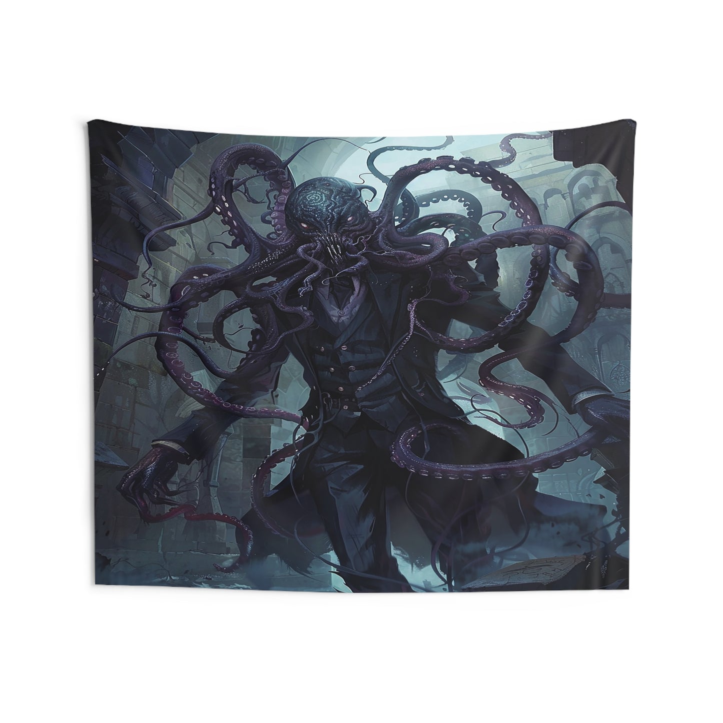 Mindflayer Tyrant Decorative Wall Tapestry MysMuse - Premium Decorative Wall Tapestry from MysMuse - Just $26.99! Shop now at Mysterious Muse