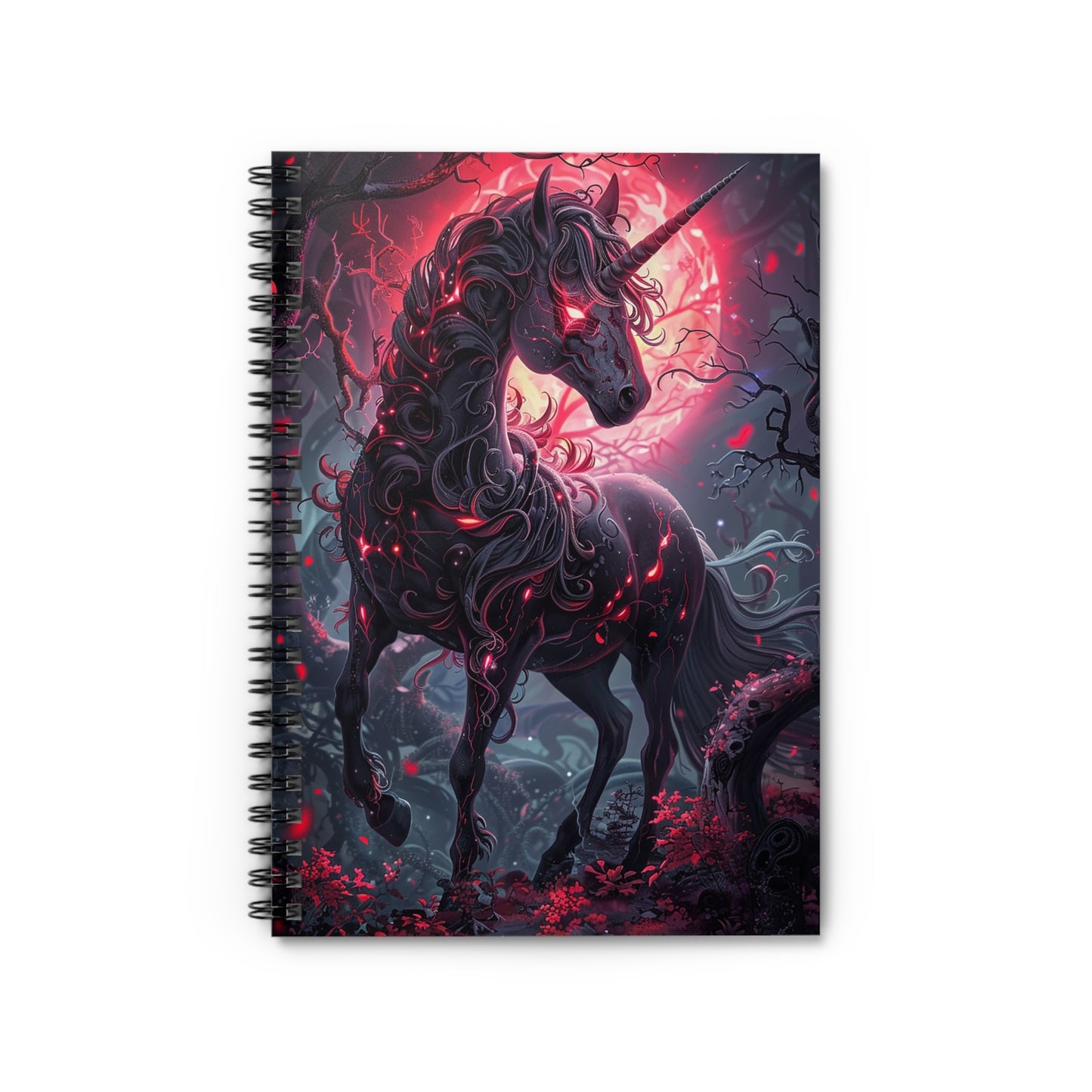 Nightmare Unicorn Spiral Notebook MysMuse - Premium Spiral Notebook from MysMuse - Just $14.99! Shop now at Mysterious Muse