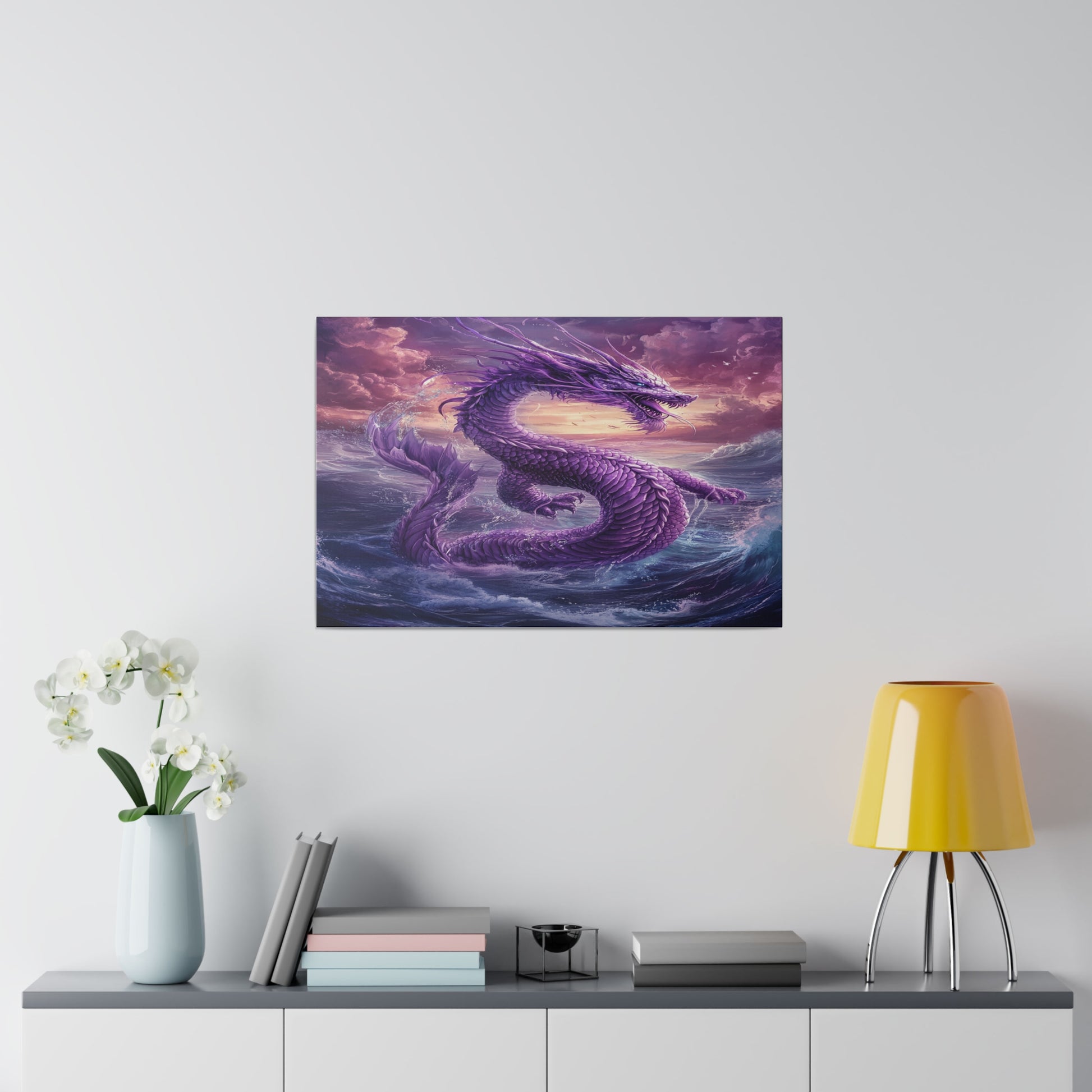 Stormcrest Leviathan Matte Canvas Prints MysMuse - Premium Matte Canvas Prints from MysMuse - Just $41.99! Shop now at Mysterious Muse