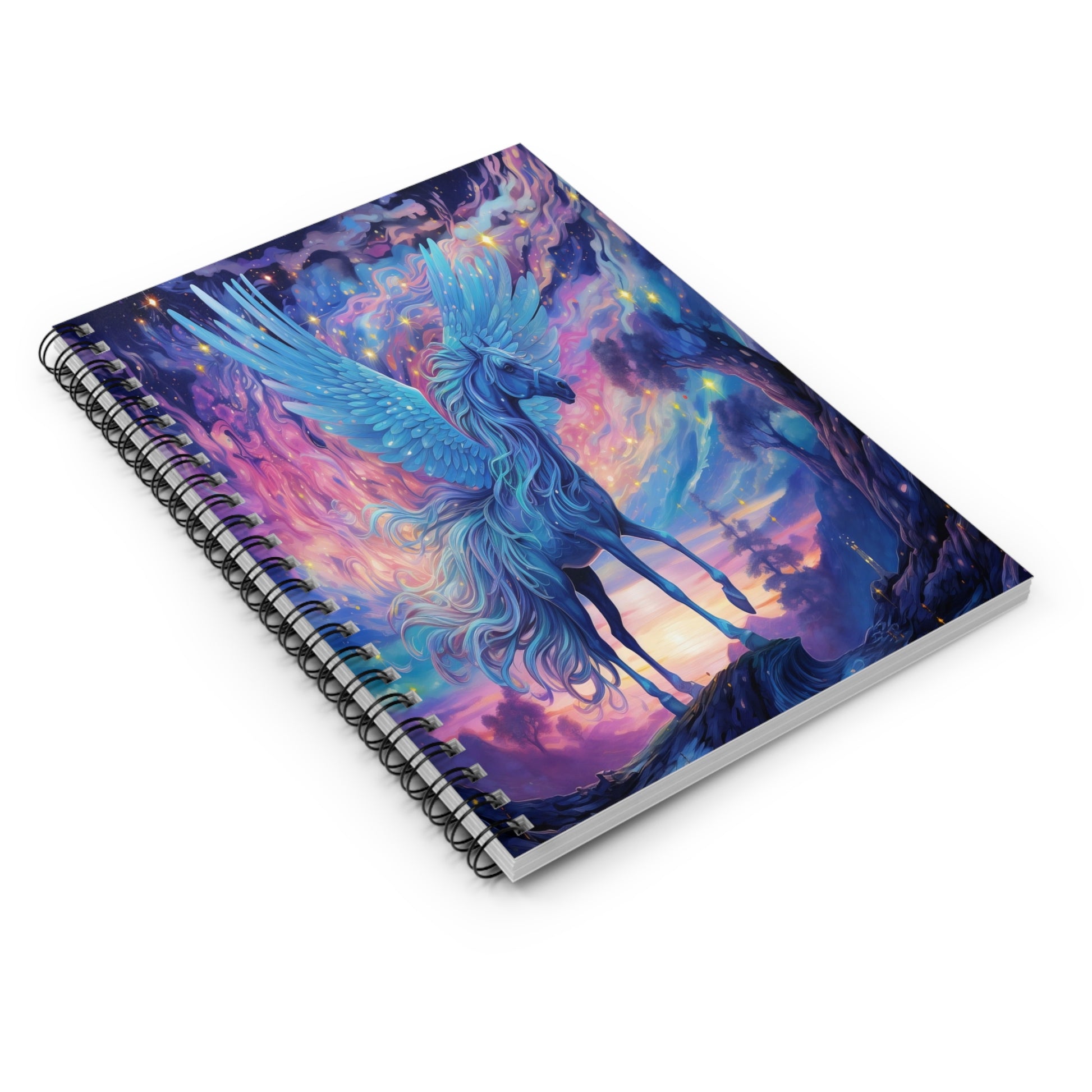 Celestial Pegasus Spiral Notebook MysMuse - Premium Spiral Notebook from MysMuse - Just $14.99! Shop now at Mysterious Muse