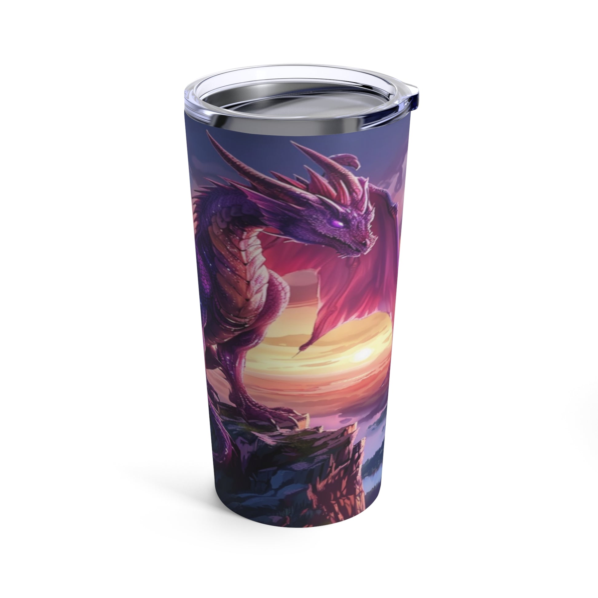 Dusk Dragon Steel Tumbler Drinkware MysMuse - Premium Tumbler from MysMuse - Just $37.95! Shop now at Mysterious Muse