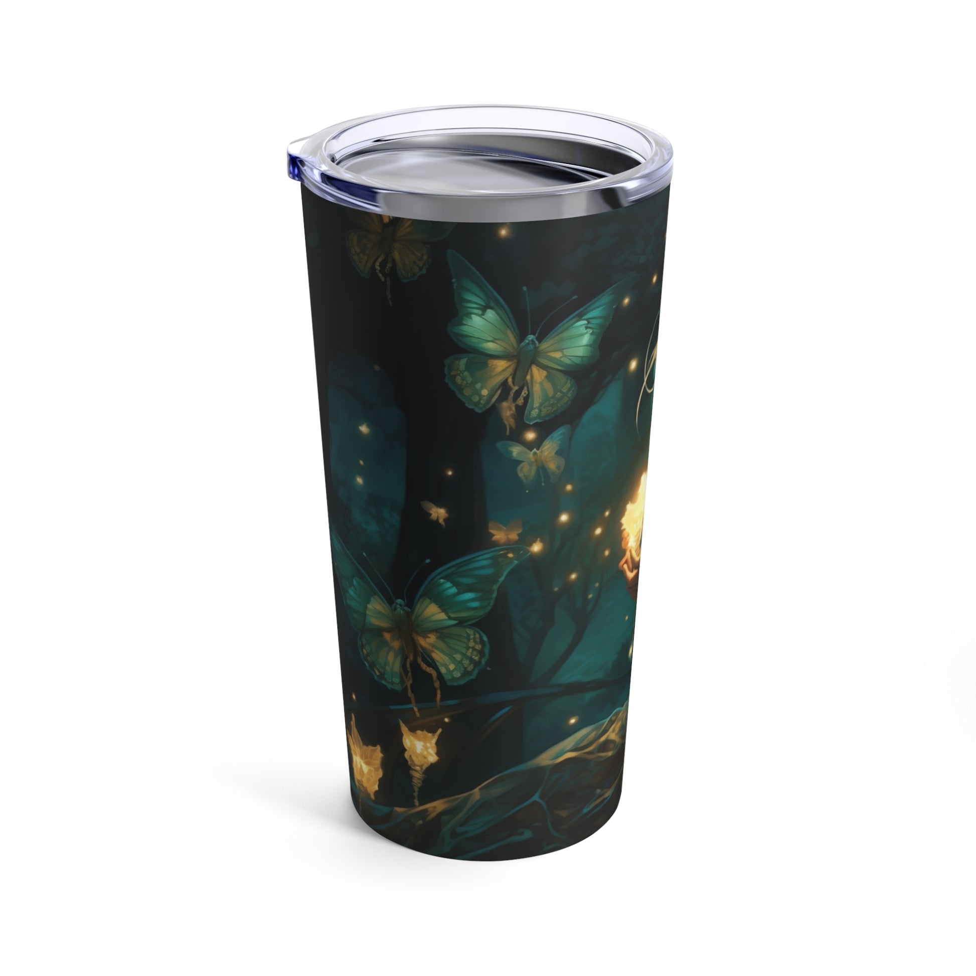 Emerald Glade Enchantress Steel Tumbler Drinkware MysMuse - Premium Tumbler from MysMuse - Just $37.95! Shop now at Mysterious Muse