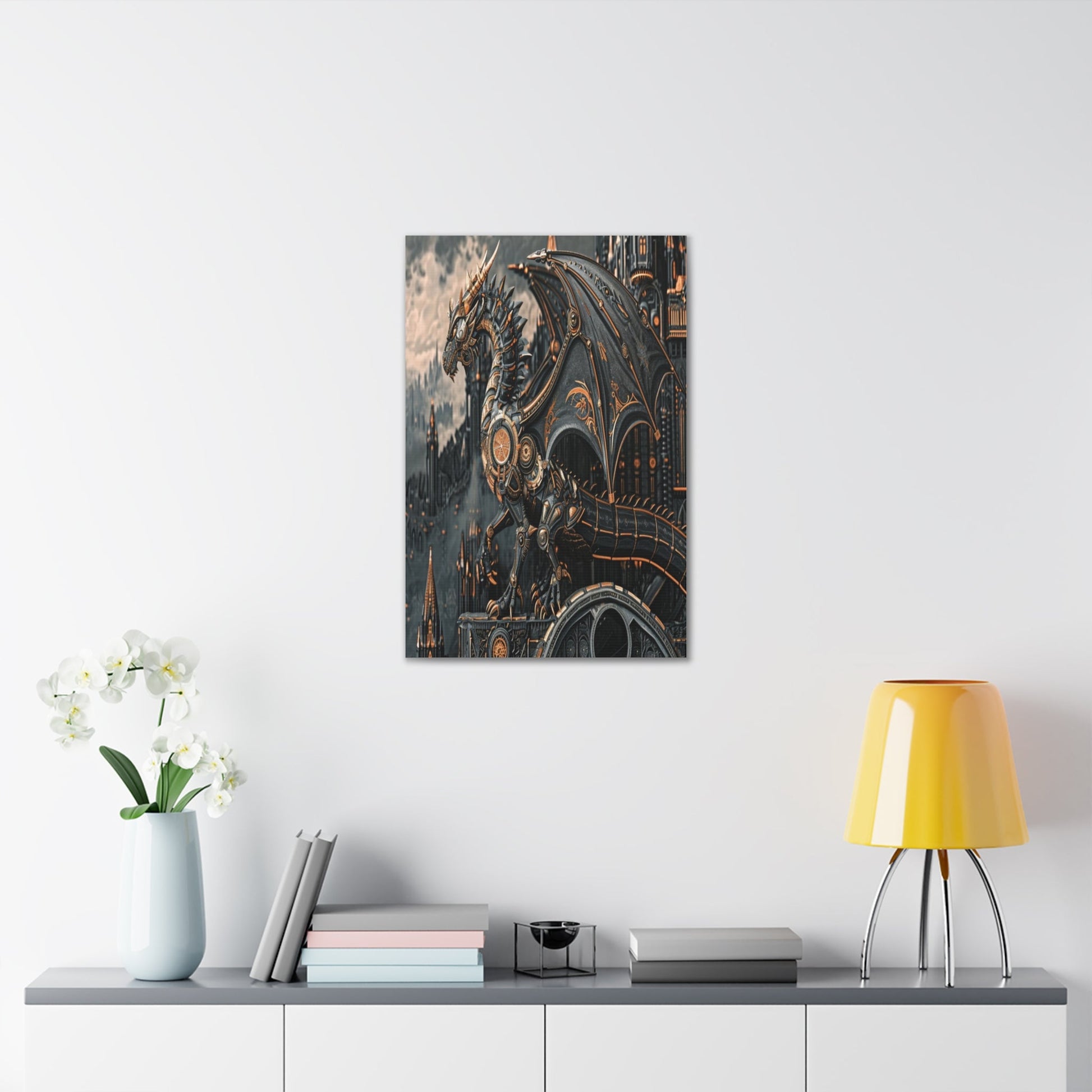Clockwork Wyvern Canvas Gallery Wraps MysMuse - Premium Canvas Gallery Wraps from MysMuse - Just $16.99! Shop now at Mysterious Muse