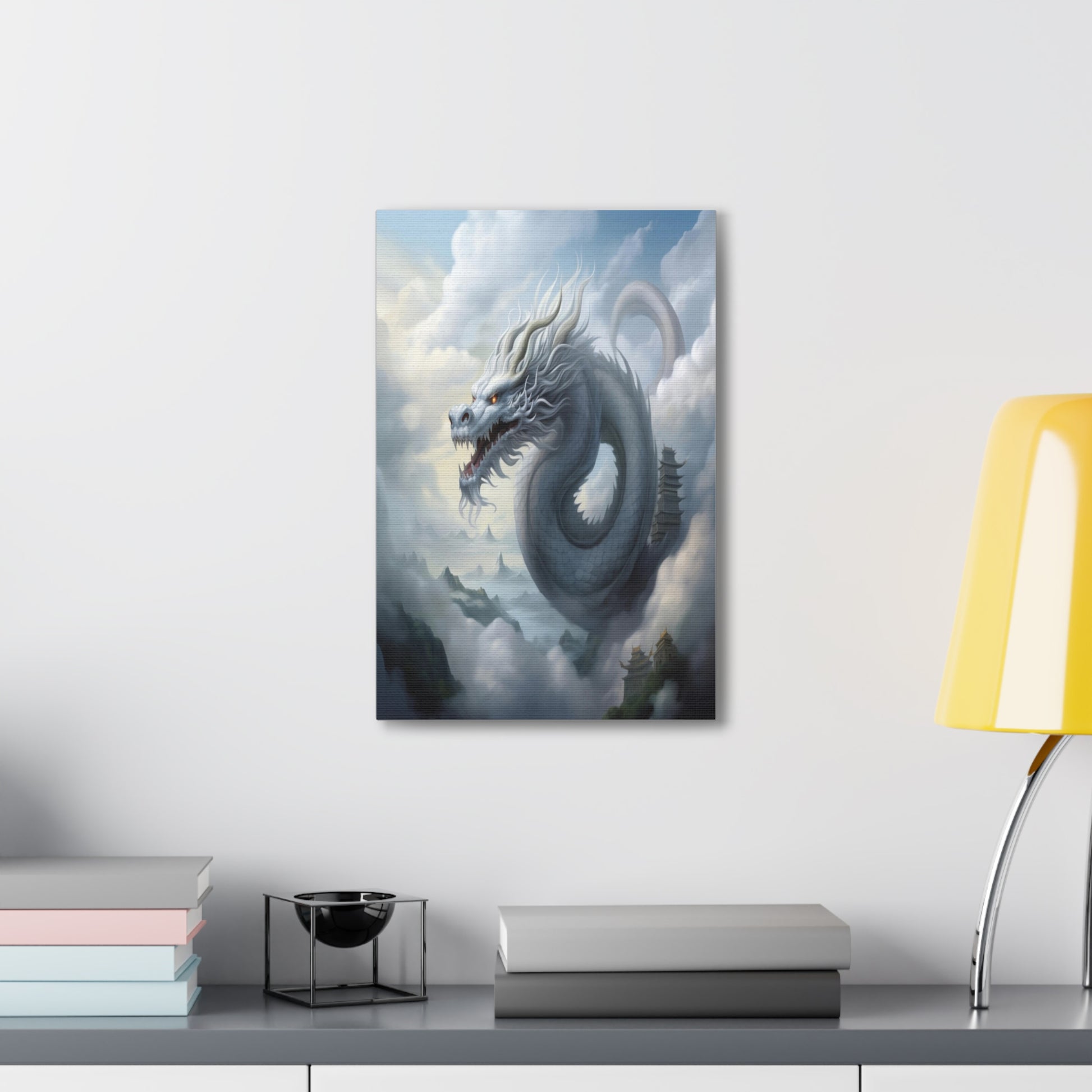 Mystical Mist Dragon Canvas Gallery Wraps MysMuse - Premium Canvas from Printify - Just $16.99! Shop now at Mysterious Muse