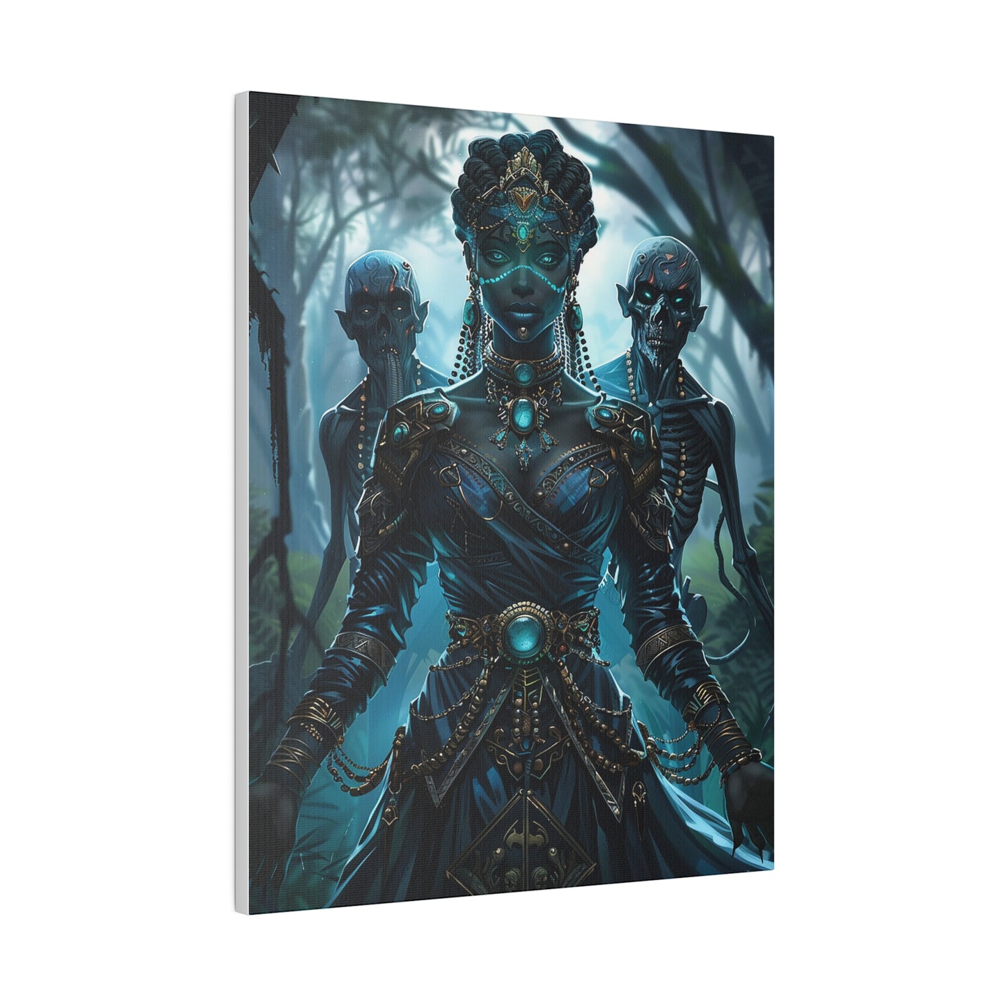 Sorceress of Eternal Night Matte Canvas Prints MysMuse - Premium Matte Canvas Prints from MysMuse - Just $41.99! Shop now at Mysterious Muse