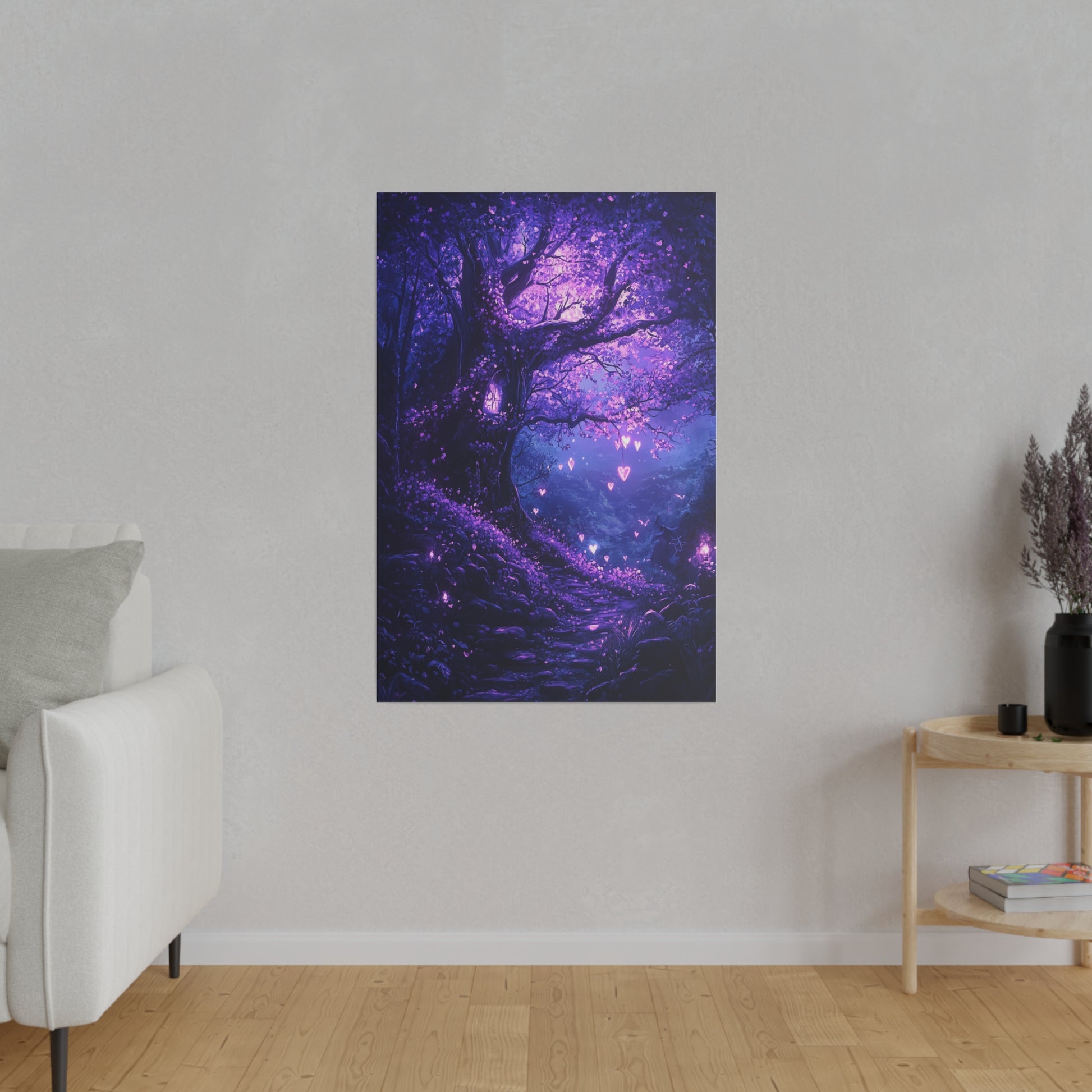 Luminary Hearts Path Matte Canvas Prints MysMuse - Premium Matte Canvas Prints from MysMuse - Just $41.99! Shop now at Mysterious Muse