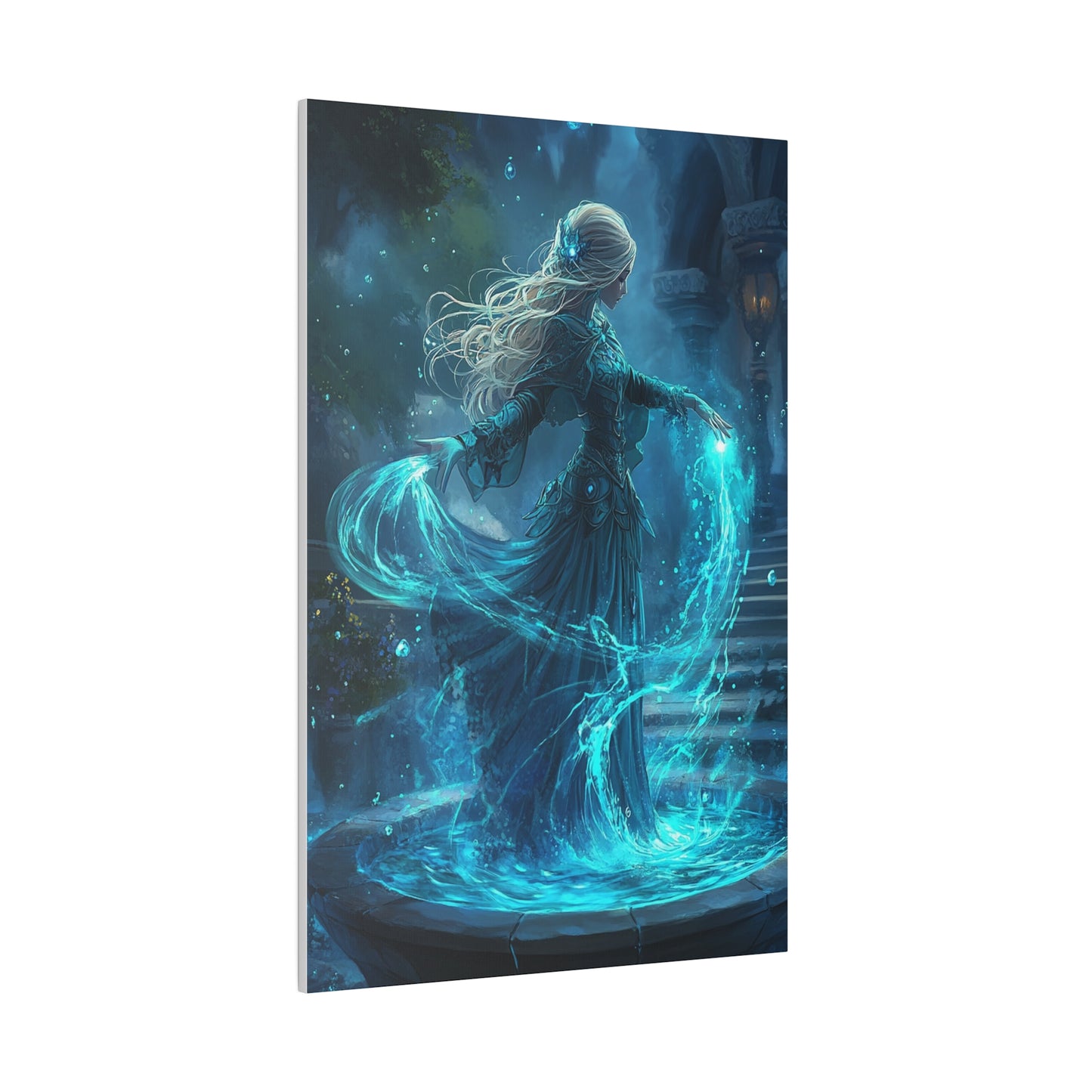 Tidecaller Enchantress Matte Canvas Prints MysMuse - Premium Matte Canvas Prints from MysMuse - Just $41.99! Shop now at Mysterious Muse