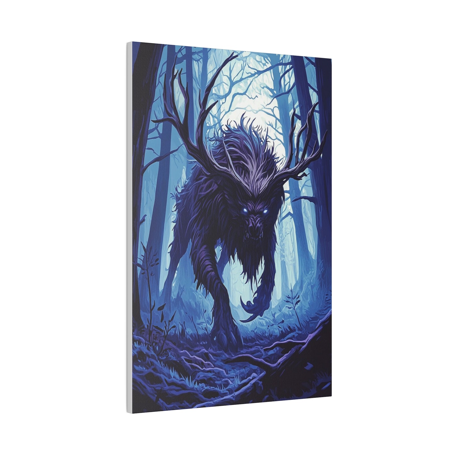 Ebonwood Shadowbeast Matte Canvas Prints MysMuse - Premium Matte Canvas Prints from MysMuse - Just $41.99! Shop now at Mysterious Muse