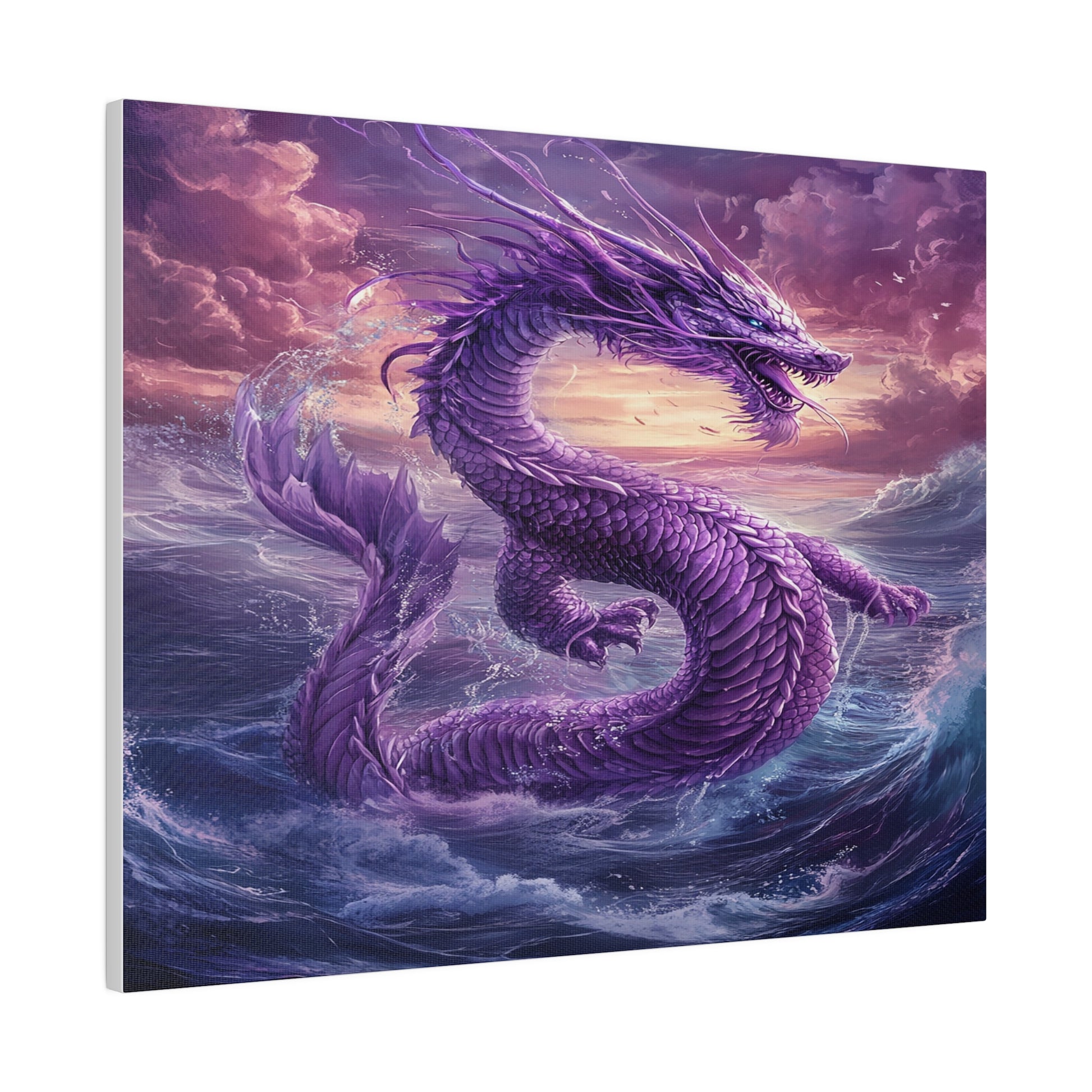 Stormcrest Leviathan Matte Canvas Prints MysMuse - Premium Matte Canvas Prints from MysMuse - Just $41.99! Shop now at Mysterious Muse