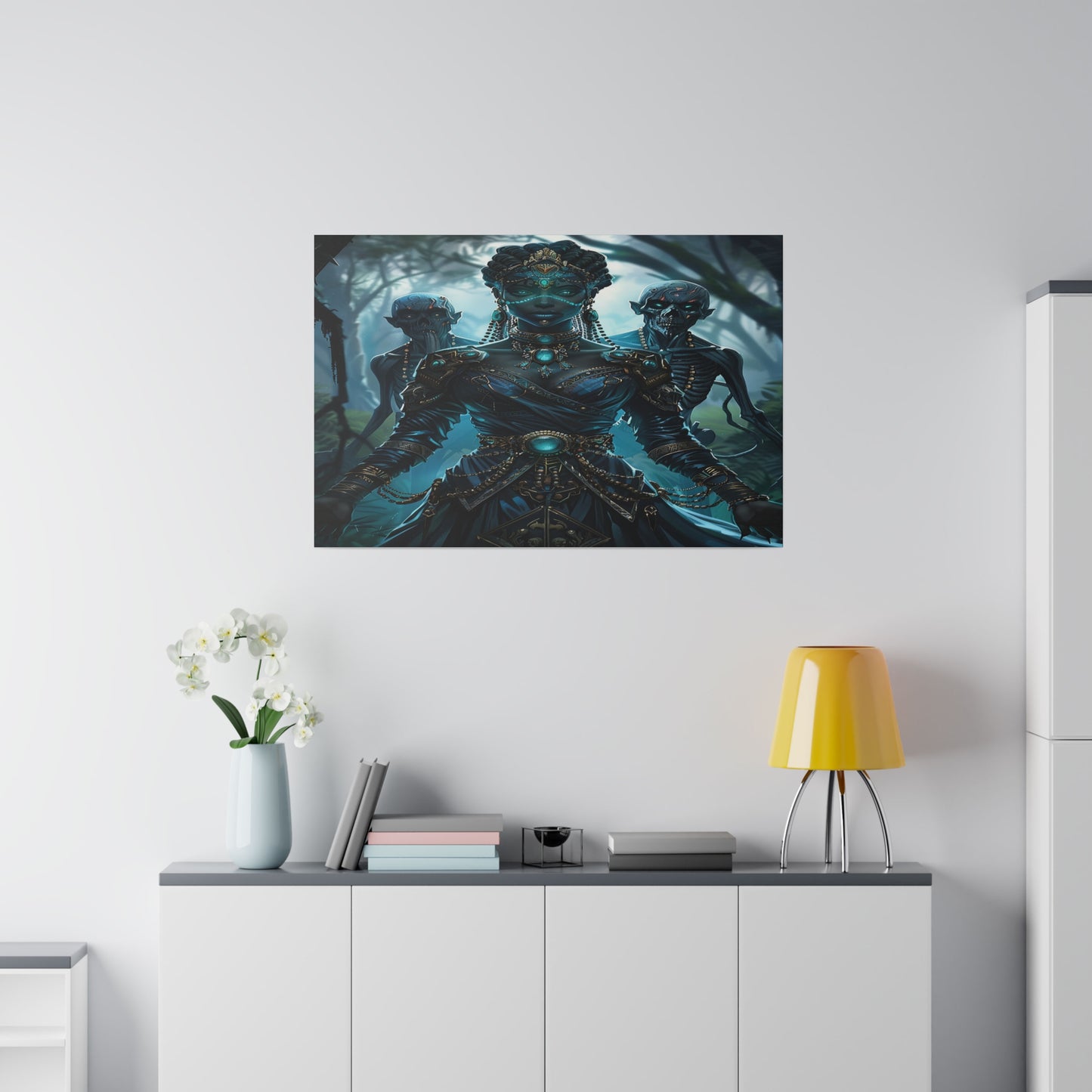 Sorceress of Eternal Night Matte Canvas Prints MysMuse - Premium Matte Canvas Prints from MysMuse - Just $41.99! Shop now at Mysterious Muse