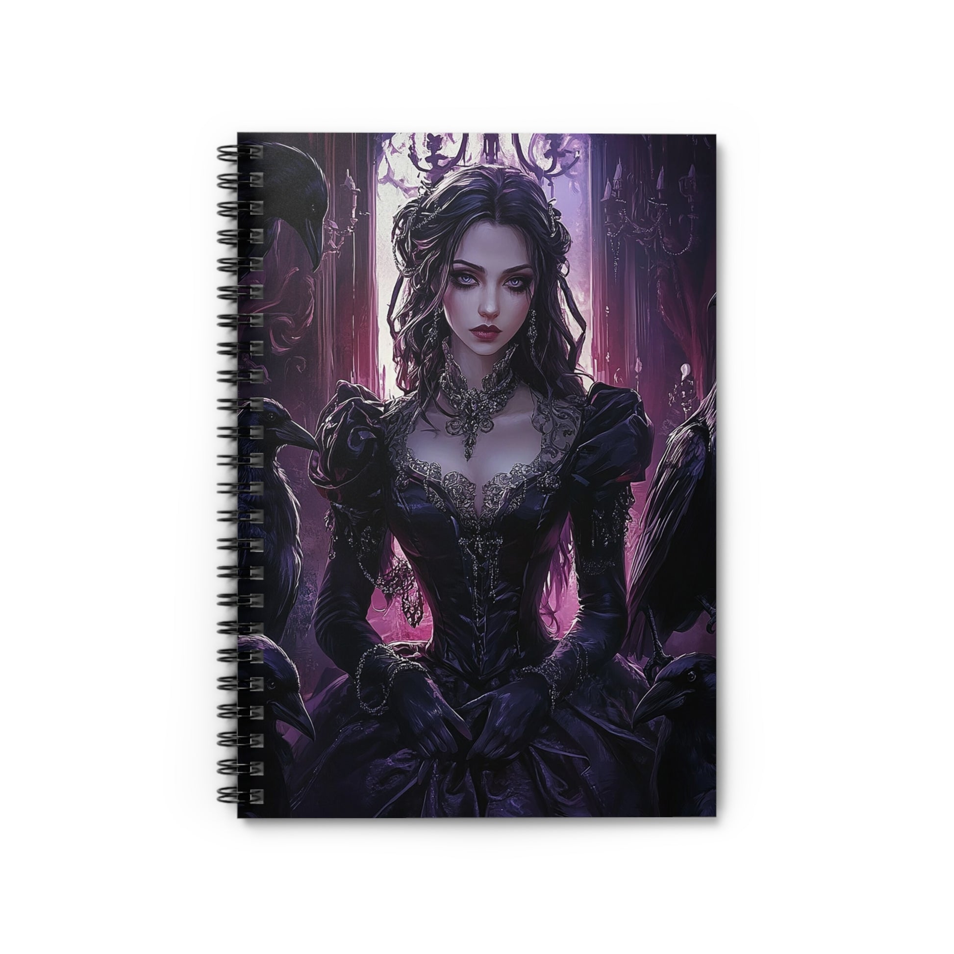 Ravenna Nocturne Spiral Notebook MysMuse - Premium Spiral Notebook from MysMuse - Just $14.99! Shop now at Mysterious Muse