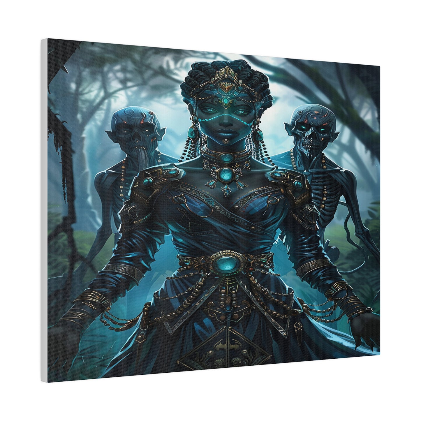 Sorceress of Eternal Night Matte Canvas Prints MysMuse - Premium Matte Canvas Prints from MysMuse - Just $41.99! Shop now at Mysterious Muse