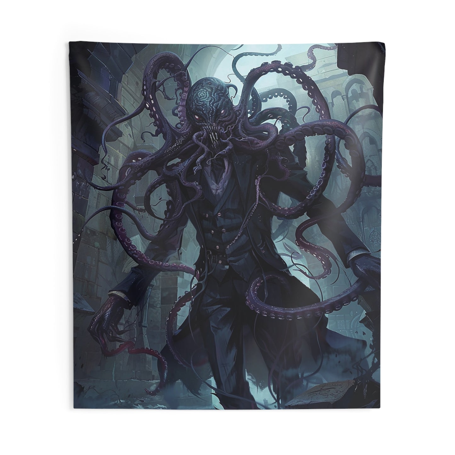 Mindflayer Tyrant Decorative Wall Tapestry MysMuse - Premium Decorative Wall Tapestry from MysMuse - Just $26.99! Shop now at Mysterious Muse