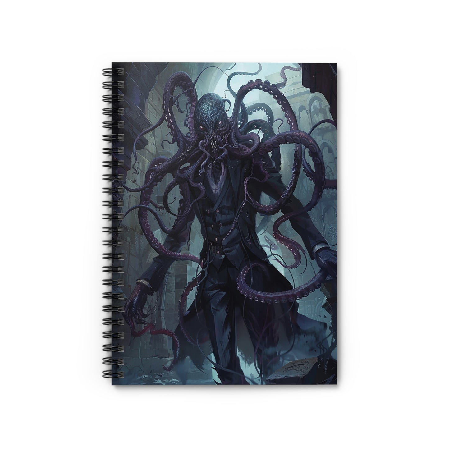 Mindflayer Tyrant Spiral Notebook MysMuse - Premium Spiral Notebook from MysMuse - Just $14.99! Shop now at Mysterious Muse