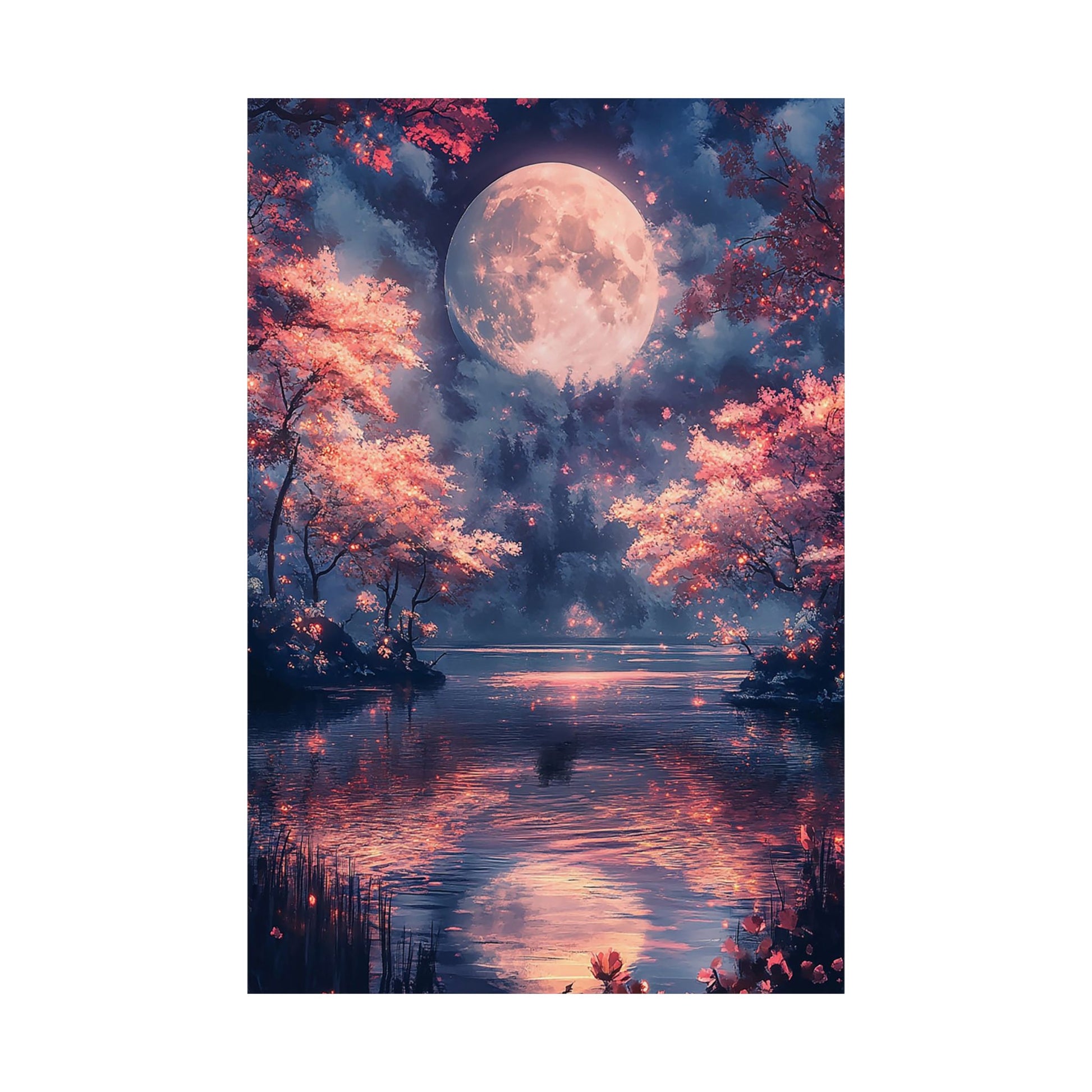 Celestial Reflections Matte Vertical Posters MysMuse - Premium Matte Vertical Posters from MysMuse - Just $16.95! Shop now at Mysterious Muse