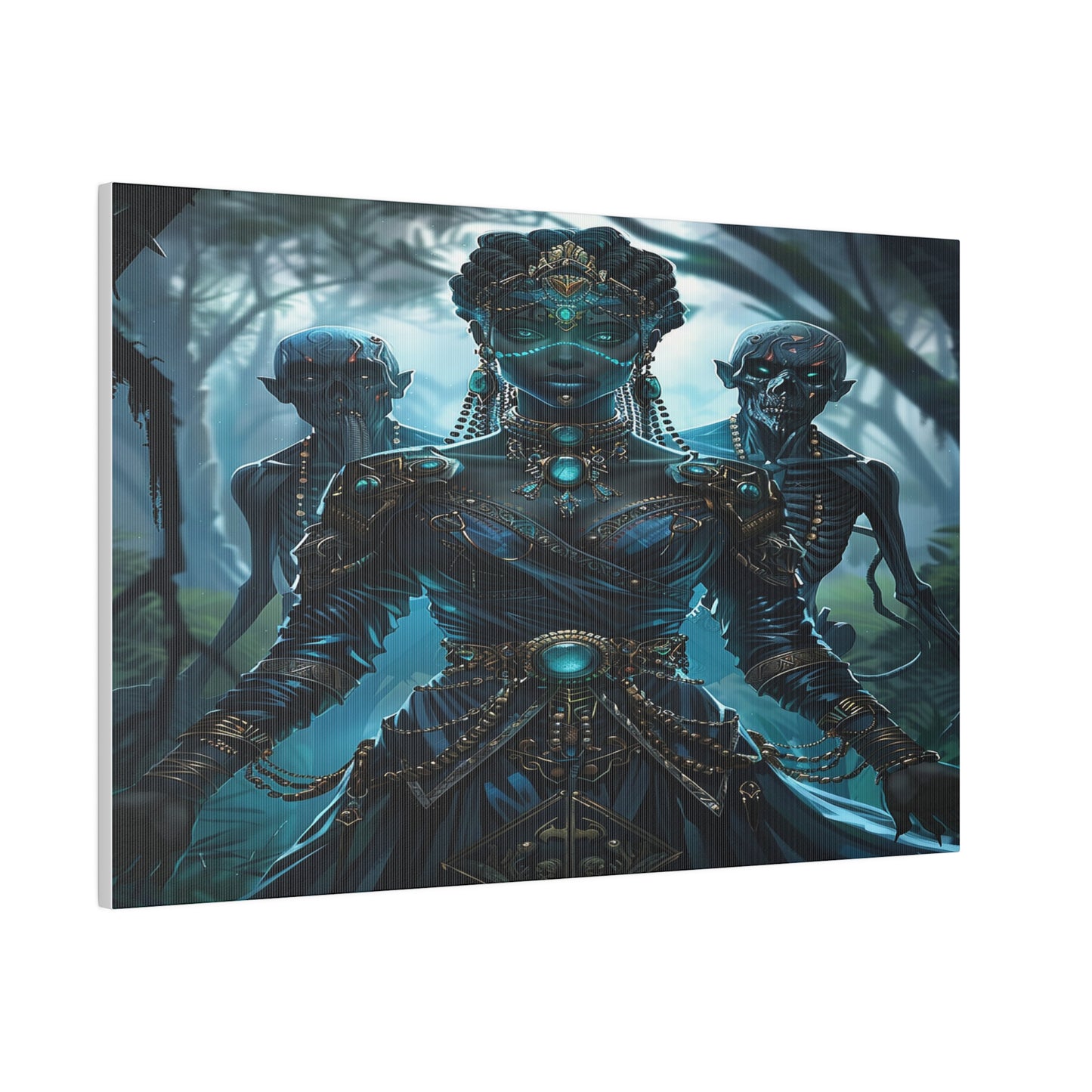 Sorceress of Eternal Night Matte Canvas Prints MysMuse - Premium Matte Canvas Prints from MysMuse - Just $41.99! Shop now at Mysterious Muse