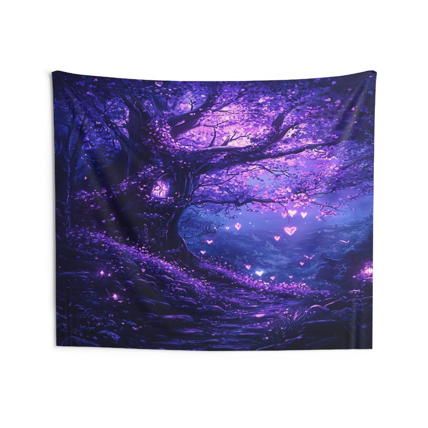 Luminary Hearts Path Decorative Wall Tapestry MysMuse - Premium Decorative Wall Tapestry from MysMuse - Just $26.99! Shop now at Mysterious Muse