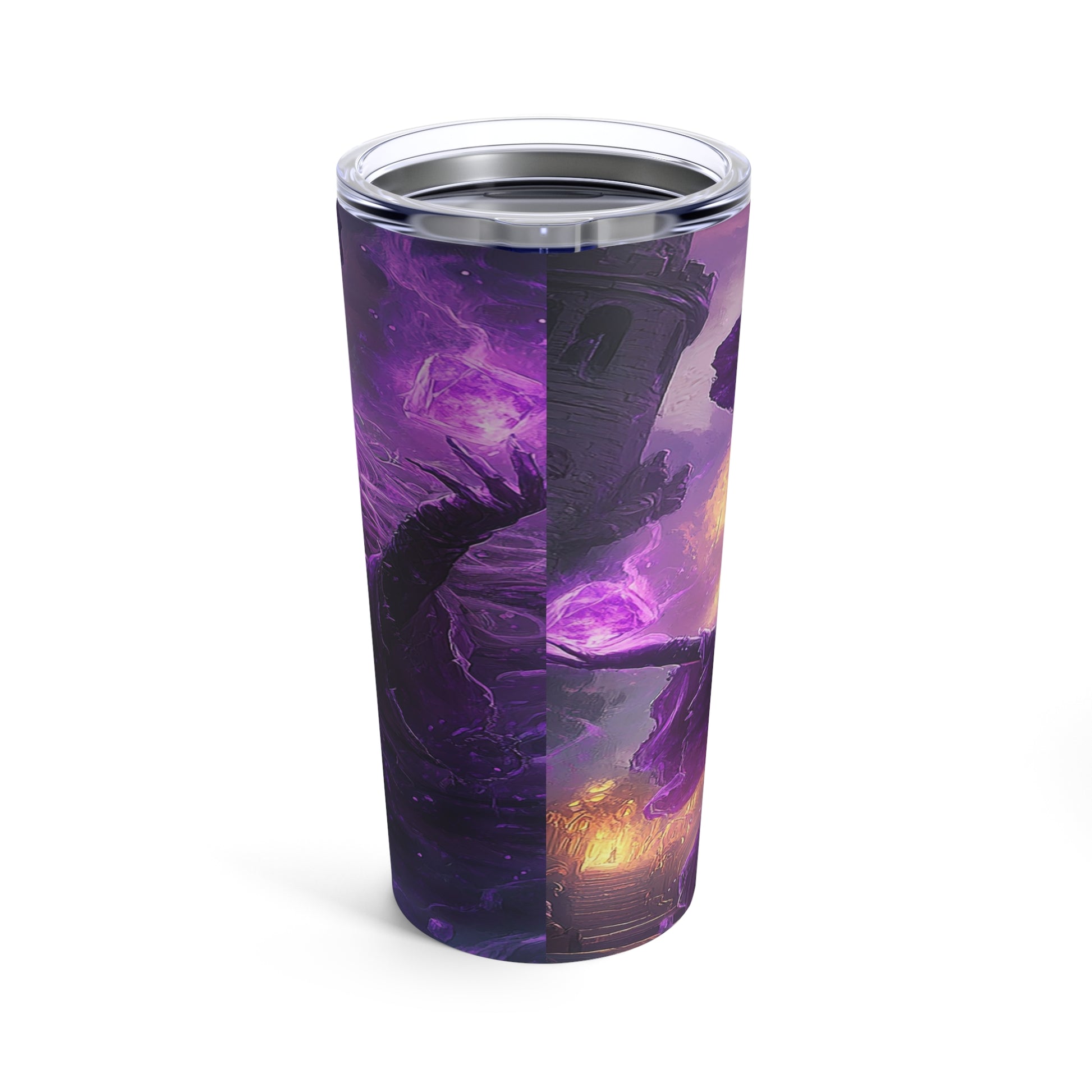 Amethyst Flame Weaver Steel Tumbler Drinkware MysMuse - Premium Tumbler from MysMuse - Just $37.95! Shop now at Mysterious Muse