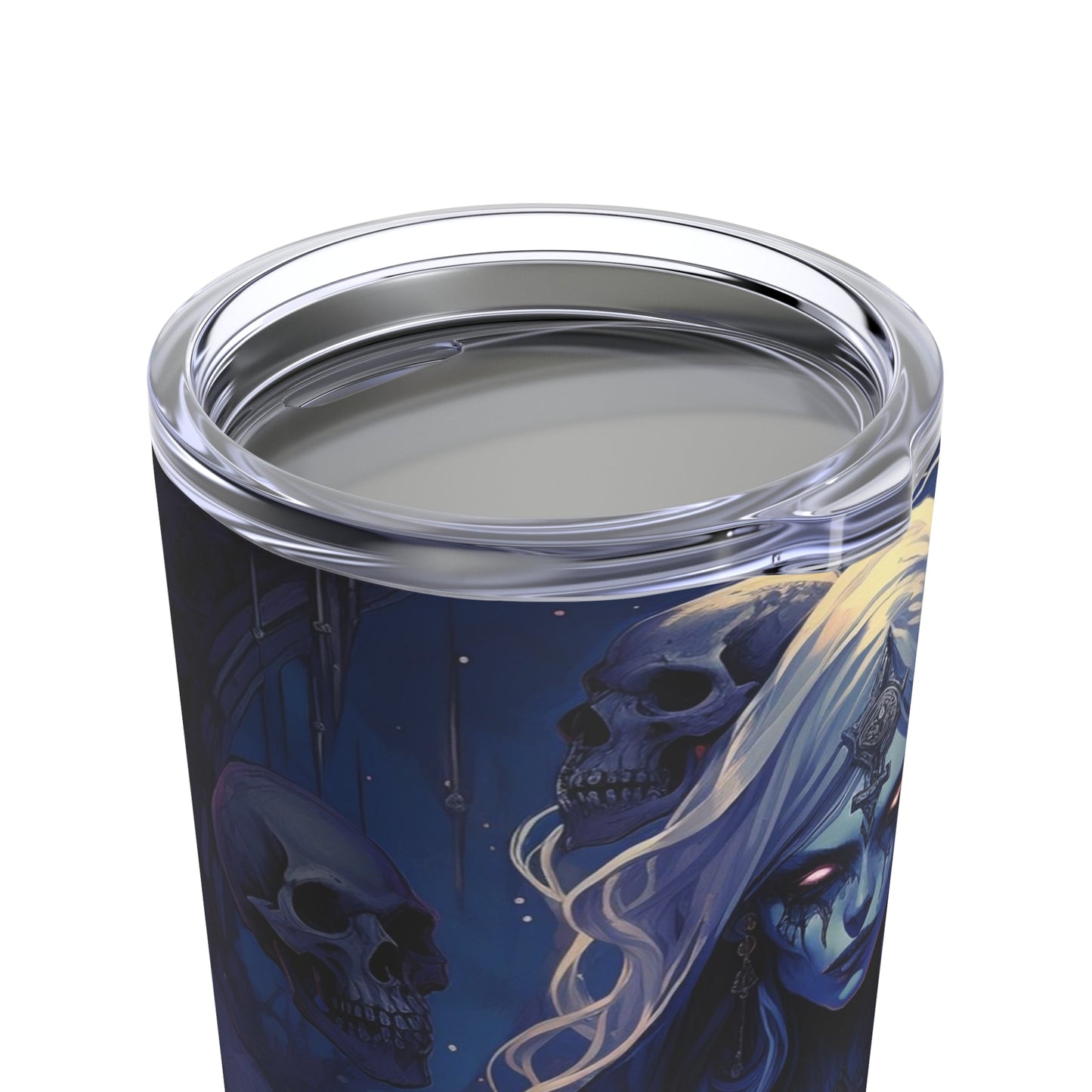 Navy Necromancer Steel Tumbler MysMuse - Premium Tumbler from MysMuse - Just $37.75! Shop now at Mysterious Muse