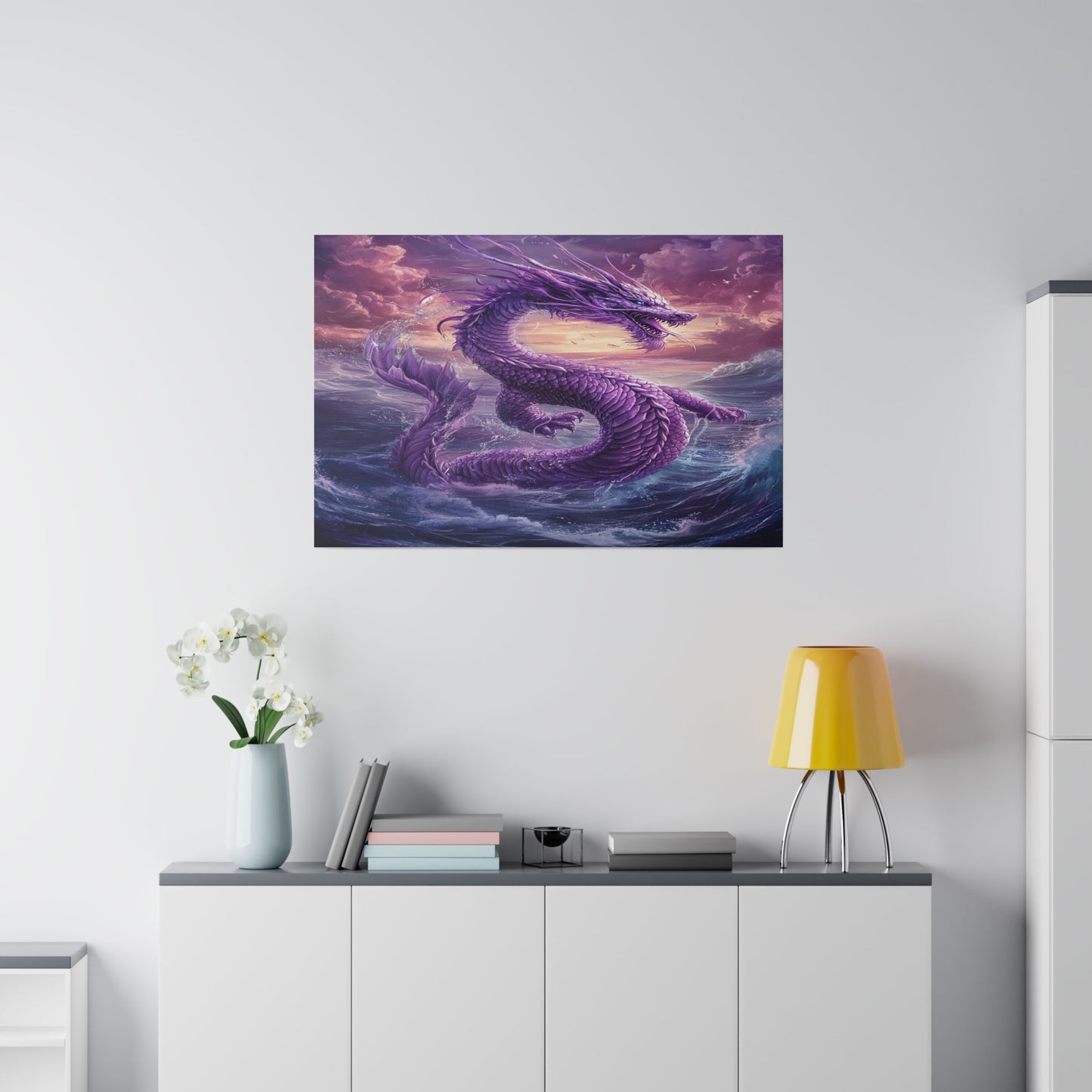 Stormcrest Leviathan Matte Canvas Prints MysMuse - Premium Matte Canvas Prints from MysMuse - Just $41.99! Shop now at Mysterious Muse