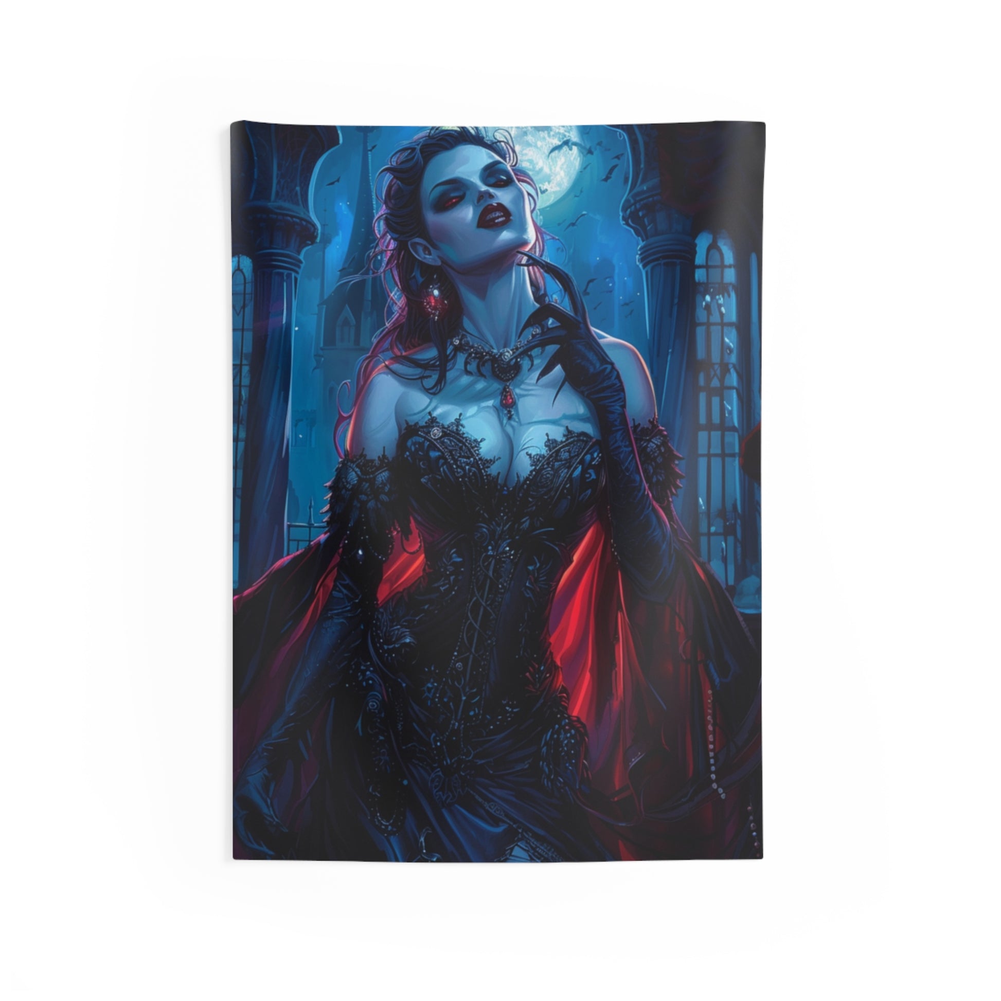 Sanguine Countess Decorative Wall Tapestry MysMuse - Premium Decorative Wall Tapestry from MysMuse - Just $26.99! Shop now at Mysterious Muse