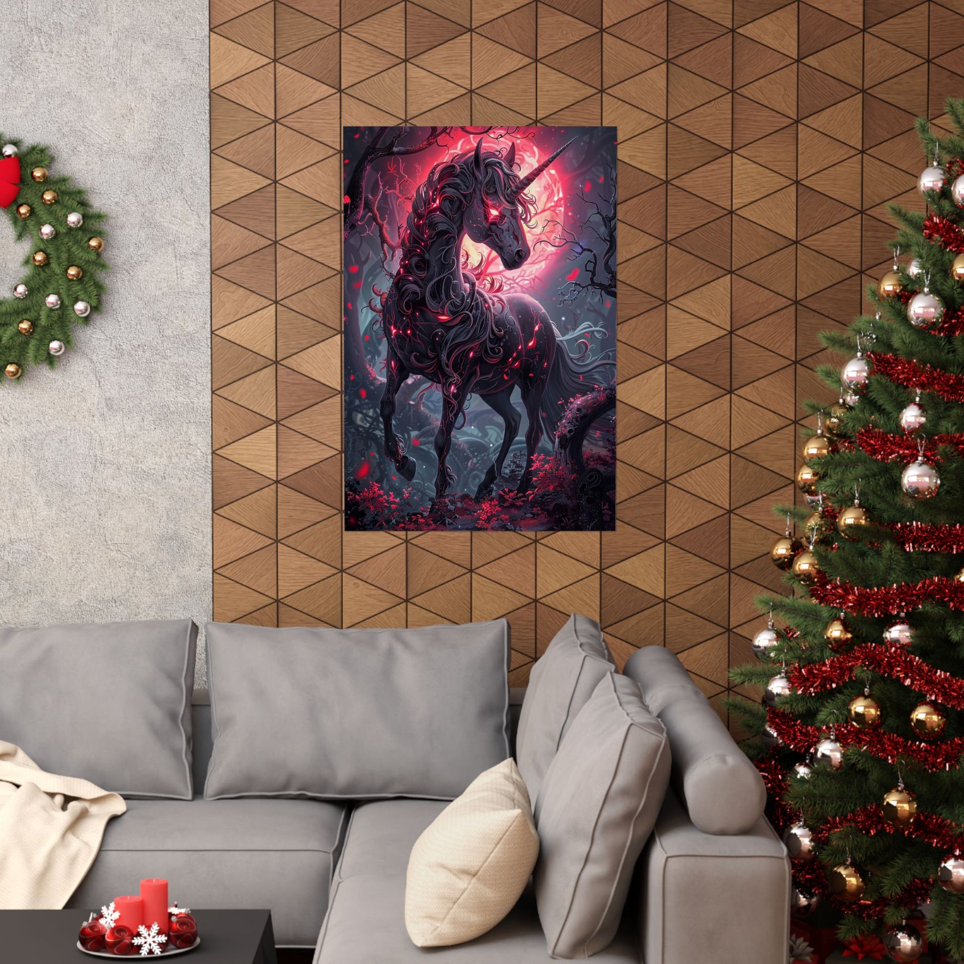 Nightmare Unicorn Matte Vertical Posters MysMuse. - Premium Matte Vertical Posters from MysMuse - Just $16.95! Shop now at Mysterious Muse