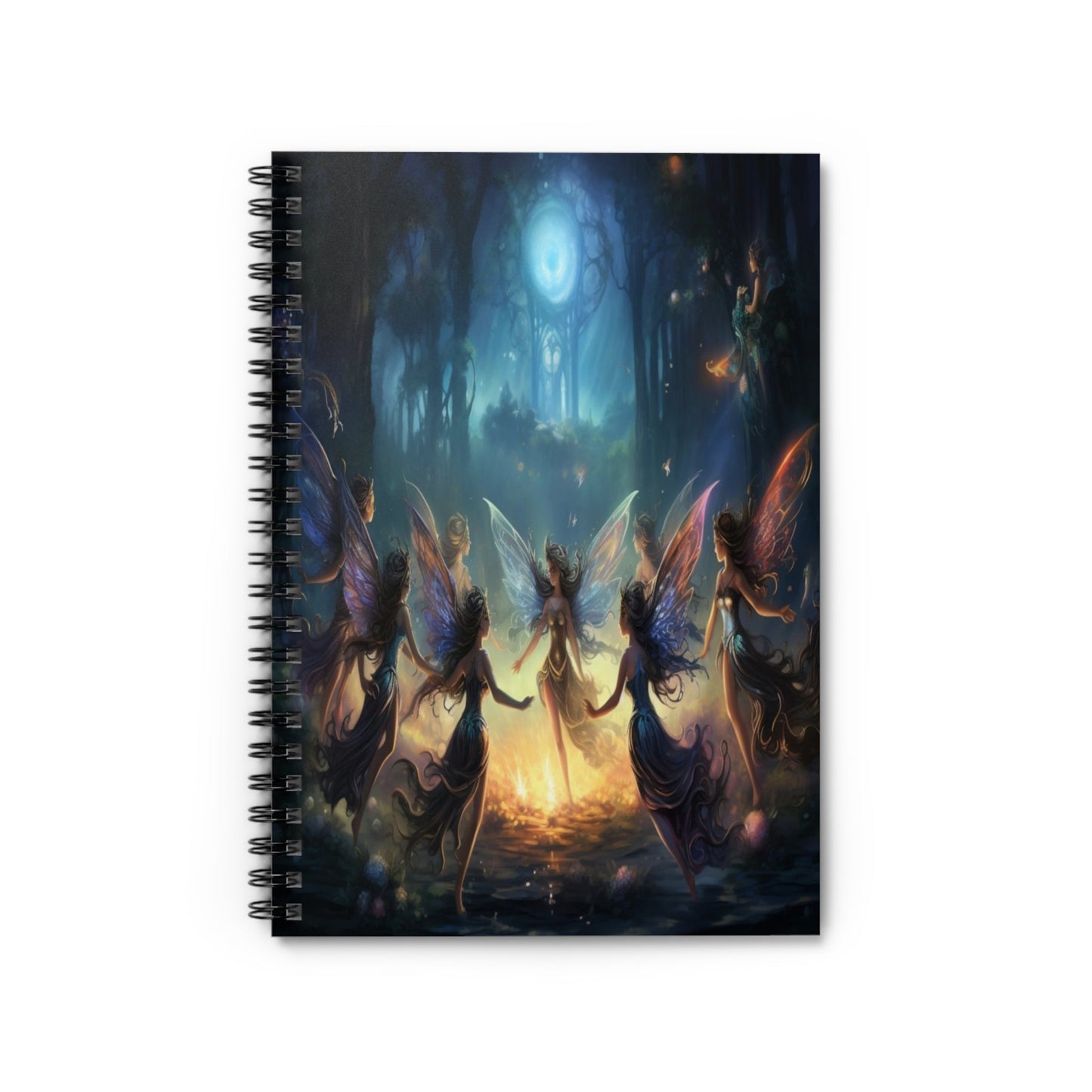 Dark Sprite Dance Spiral Notebook MysMuse - Premium Spiral Notebook from MysMuse - Just $14.99! Shop now at Mysterious Muse