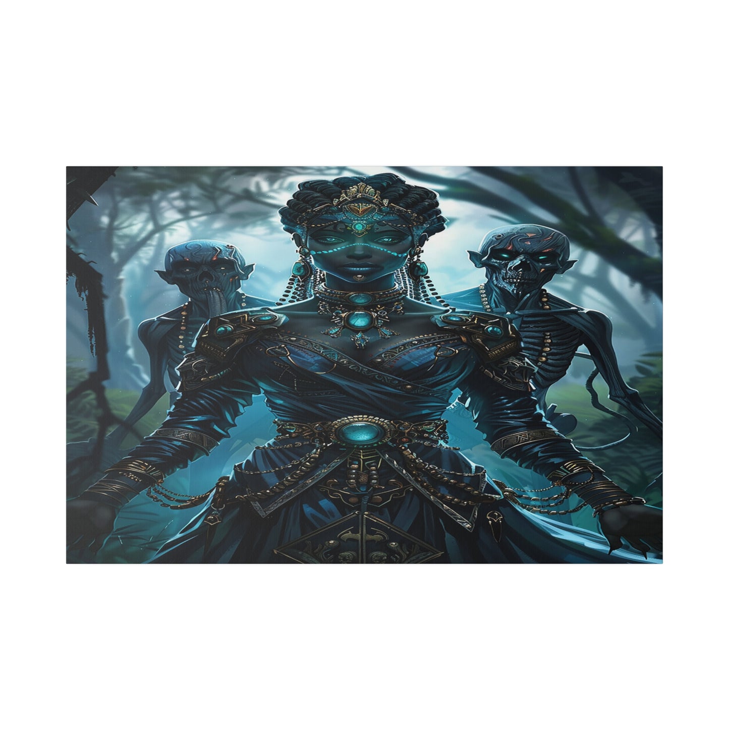 Sorceress of Eternal Night Matte Canvas Prints MysMuse - Premium Matte Canvas Prints from MysMuse - Just $41.99! Shop now at Mysterious Muse