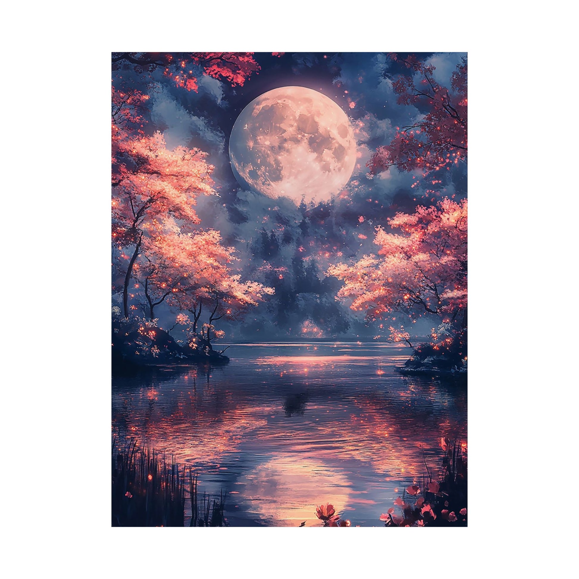 Celestial Reflections Matte Vertical Posters MysMuse - Premium Matte Vertical Posters from MysMuse - Just $16.95! Shop now at Mysterious Muse