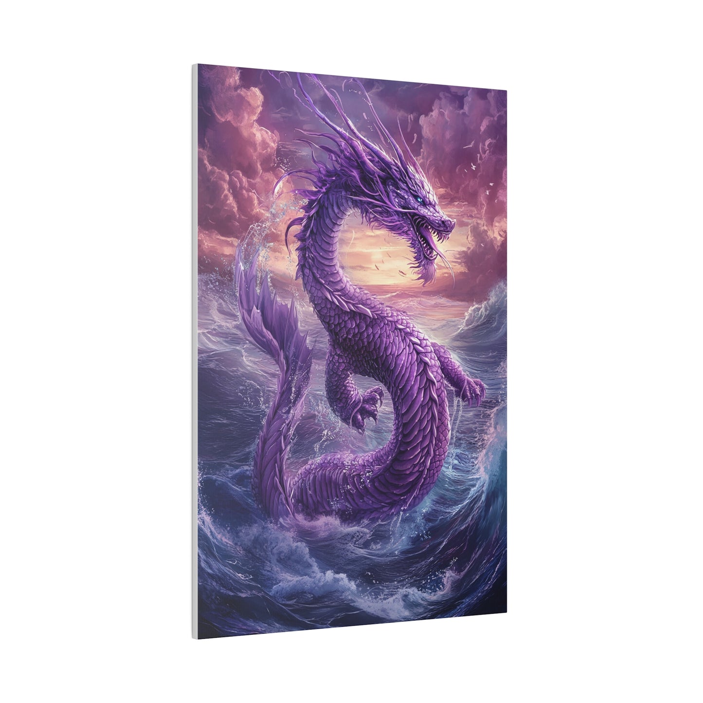 Stormcrest Leviathan Matte Canvas Prints MysMuse - Premium Matte Canvas Prints from MysMuse - Just $41.99! Shop now at Mysterious Muse