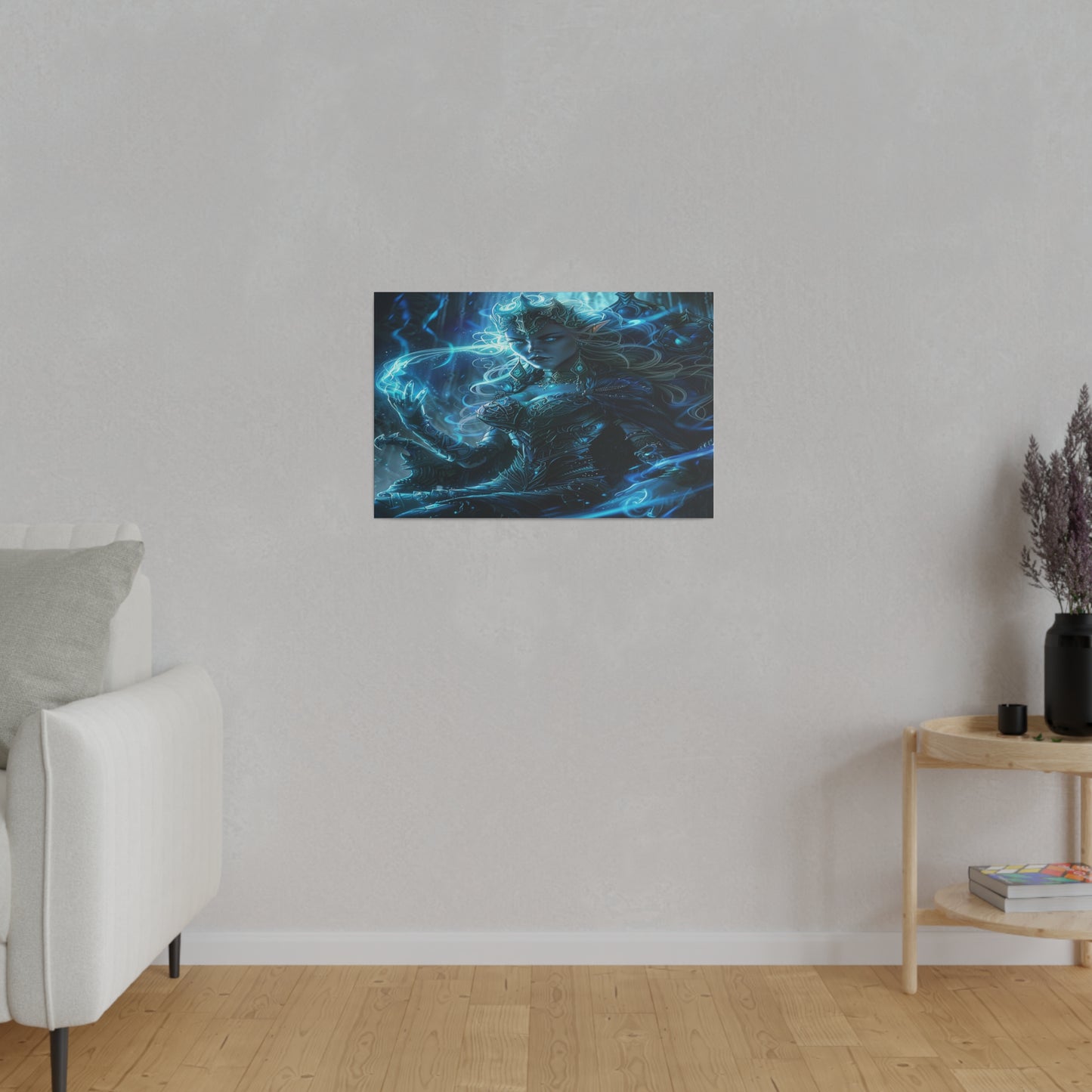 Frostborn Elven Empress Matte Canvas Prints MysMuse - Premium Matte Canvas Prints from MysMuse - Just $41.99! Shop now at Mysterious Muse