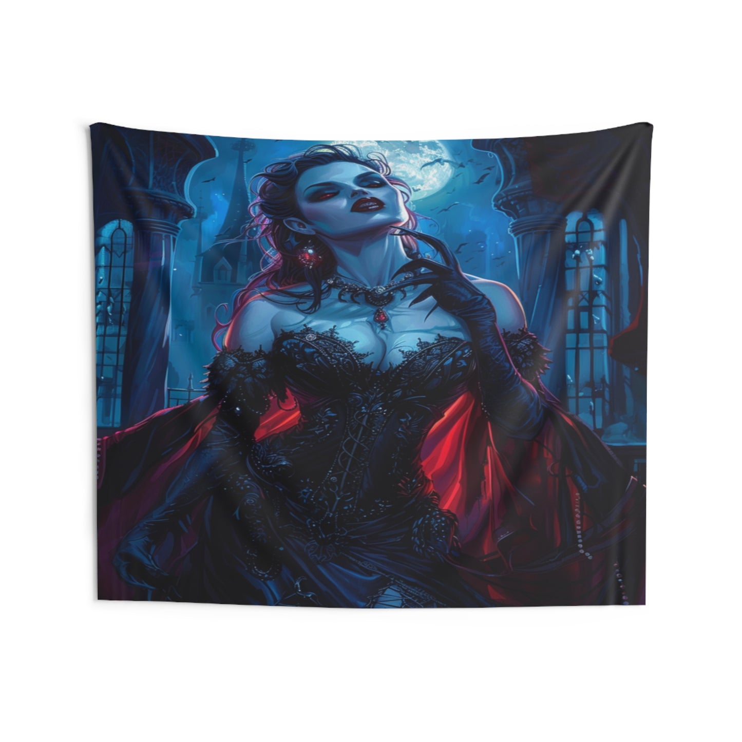 Sanguine Countess Decorative Wall Tapestry MysMuse - Premium Decorative Wall Tapestry from MysMuse - Just $26.99! Shop now at Mysterious Muse