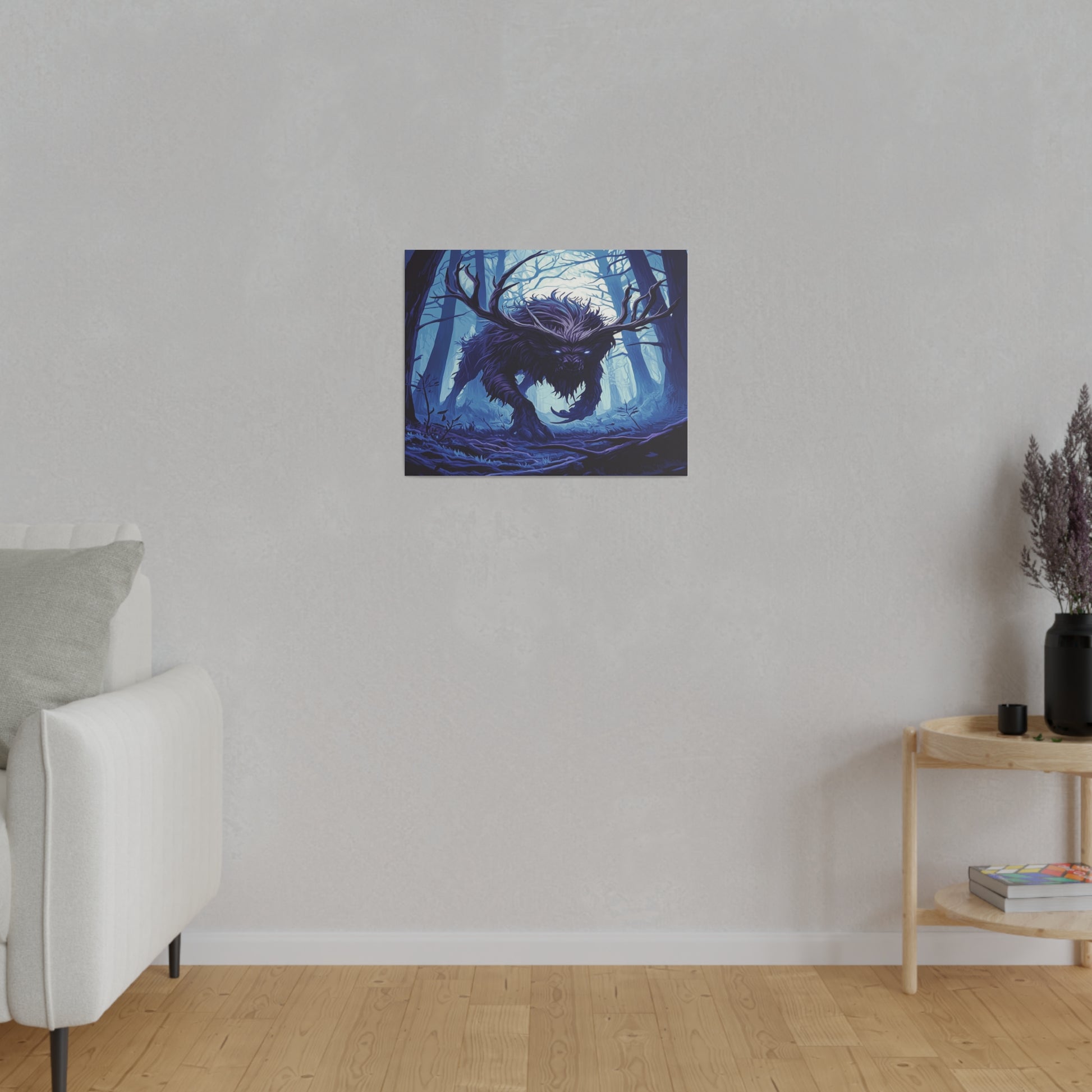 Ebonwood Shadowbeast Matte Canvas Prints MysMuse - Premium Matte Canvas Prints from MysMuse - Just $41.99! Shop now at Mysterious Muse