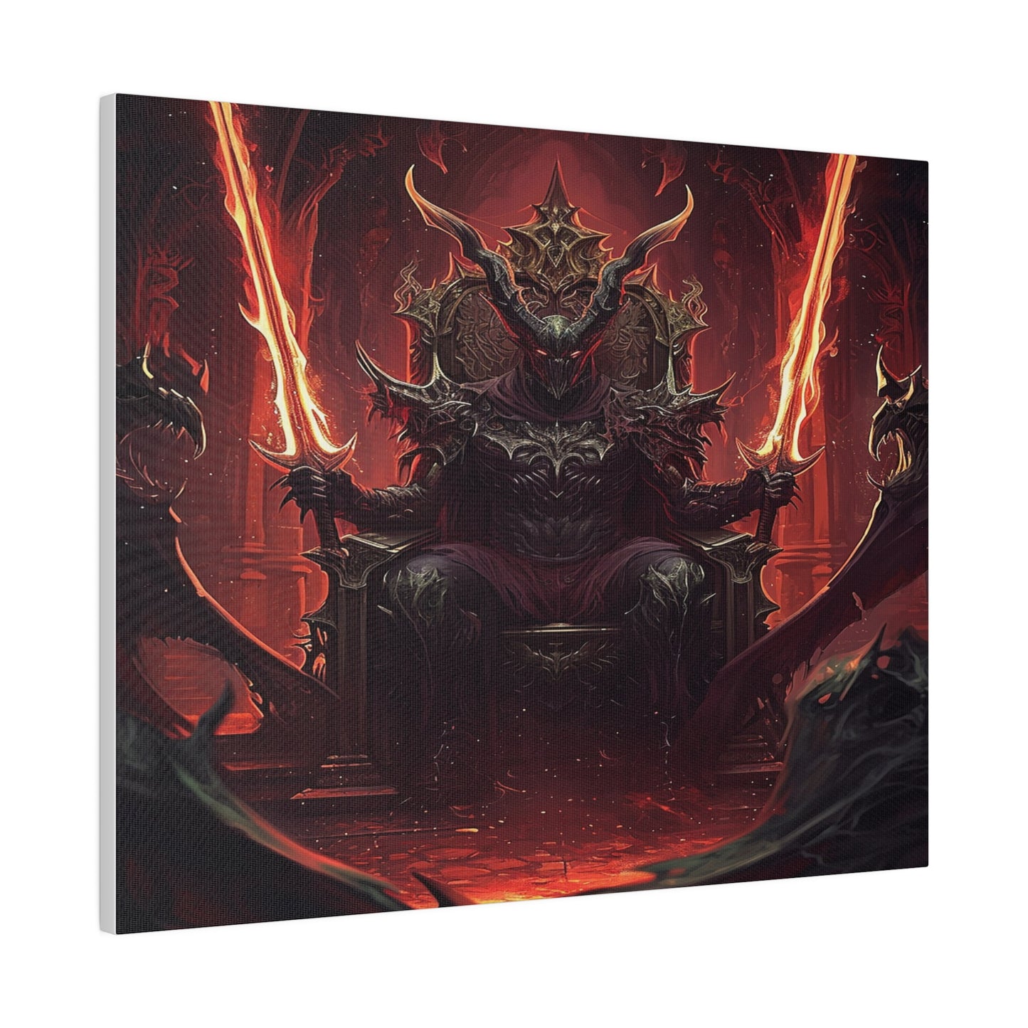 Demonic Dynasty Matte Canvas Prints MysMuse - Premium Matte Canvas Prints from MysMuse - Just $41.99! Shop now at Mysterious Muse