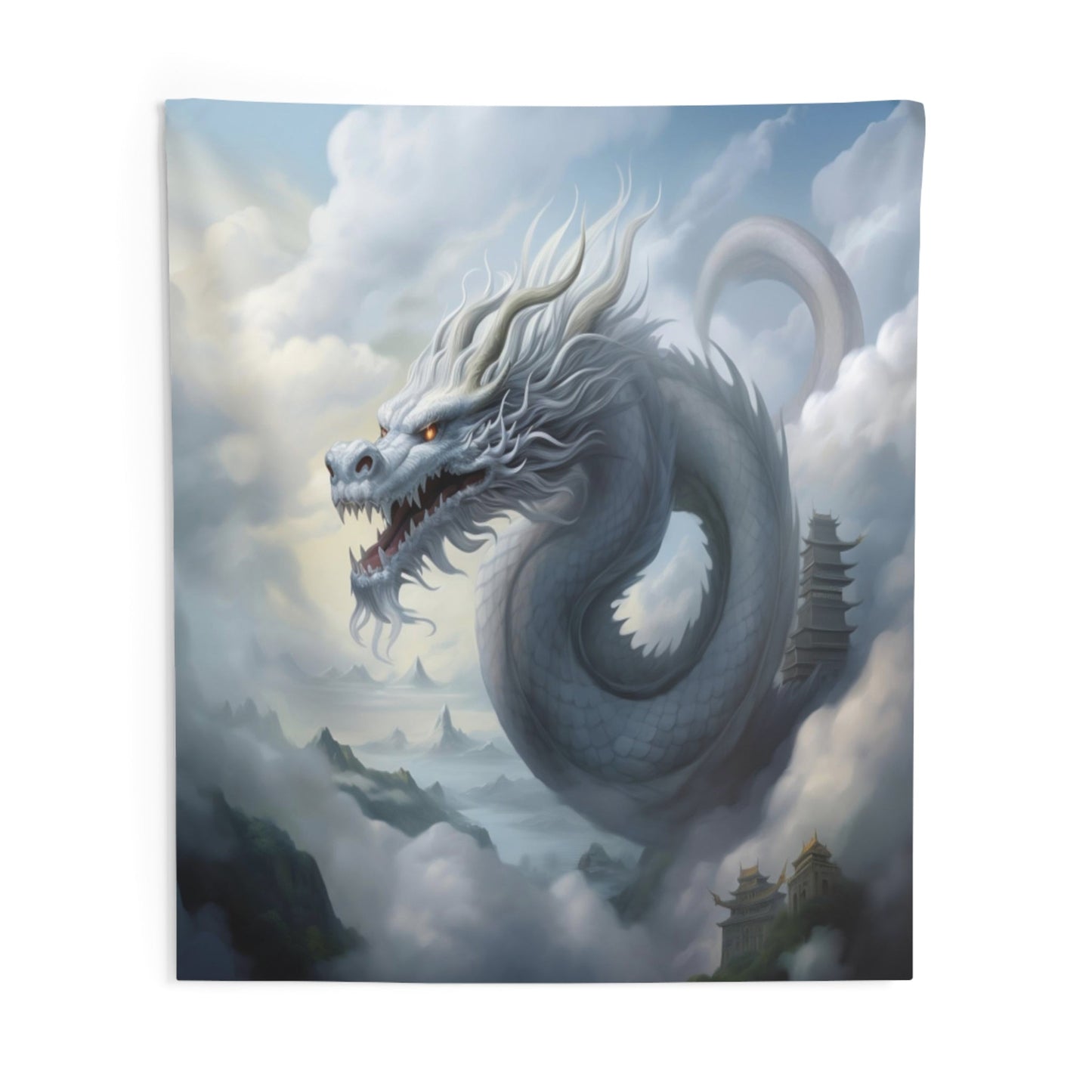 Mystical Mist Dragon Hanging Wall Tapestries MysMuse - Premium Hanging Wall Tapestries from MysMuse - Just $25.99! Shop now at Mysterious Muse