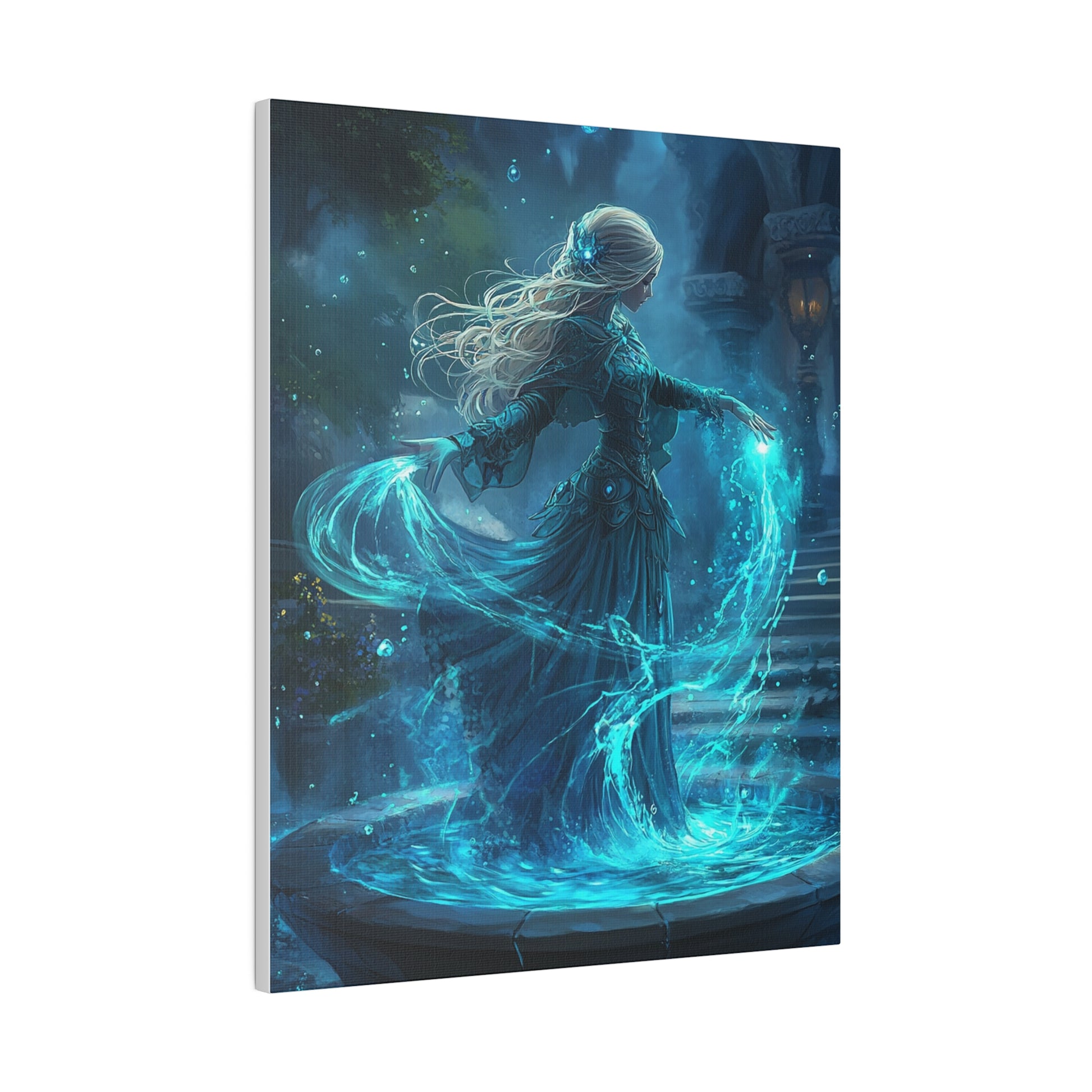 Tidecaller Enchantress Matte Canvas Prints MysMuse - Premium Matte Canvas Prints from MysMuse - Just $41.99! Shop now at Mysterious Muse