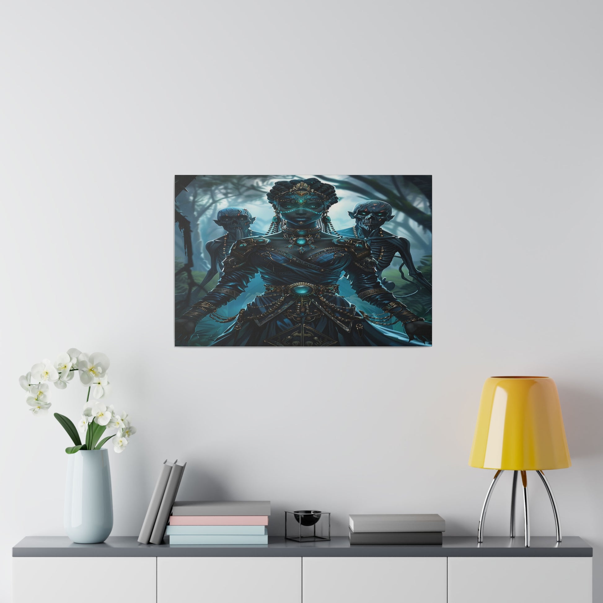 Sorceress of Eternal Night Matte Canvas Prints MysMuse - Premium Matte Canvas Prints from MysMuse - Just $41.99! Shop now at Mysterious Muse