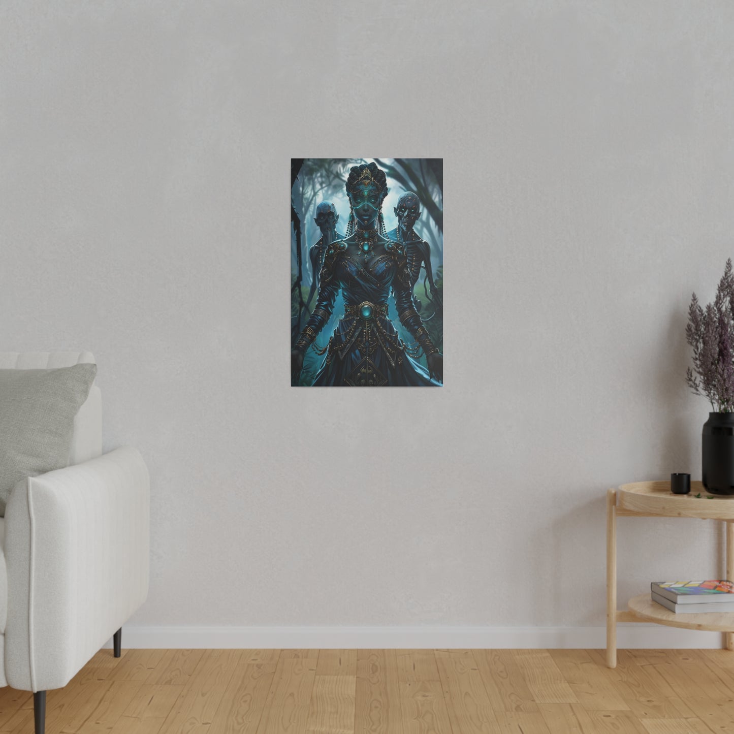 Sorceress of Eternal Night Matte Canvas Prints MysMuse - Premium Matte Canvas Prints from MysMuse - Just $41.99! Shop now at Mysterious Muse