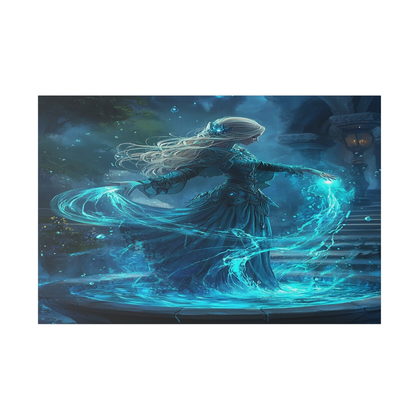 Tidecaller Enchantress Matte Canvas Prints MysMuse - Premium Matte Canvas Prints from MysMuse - Just $41.99! Shop now at Mysterious Muse