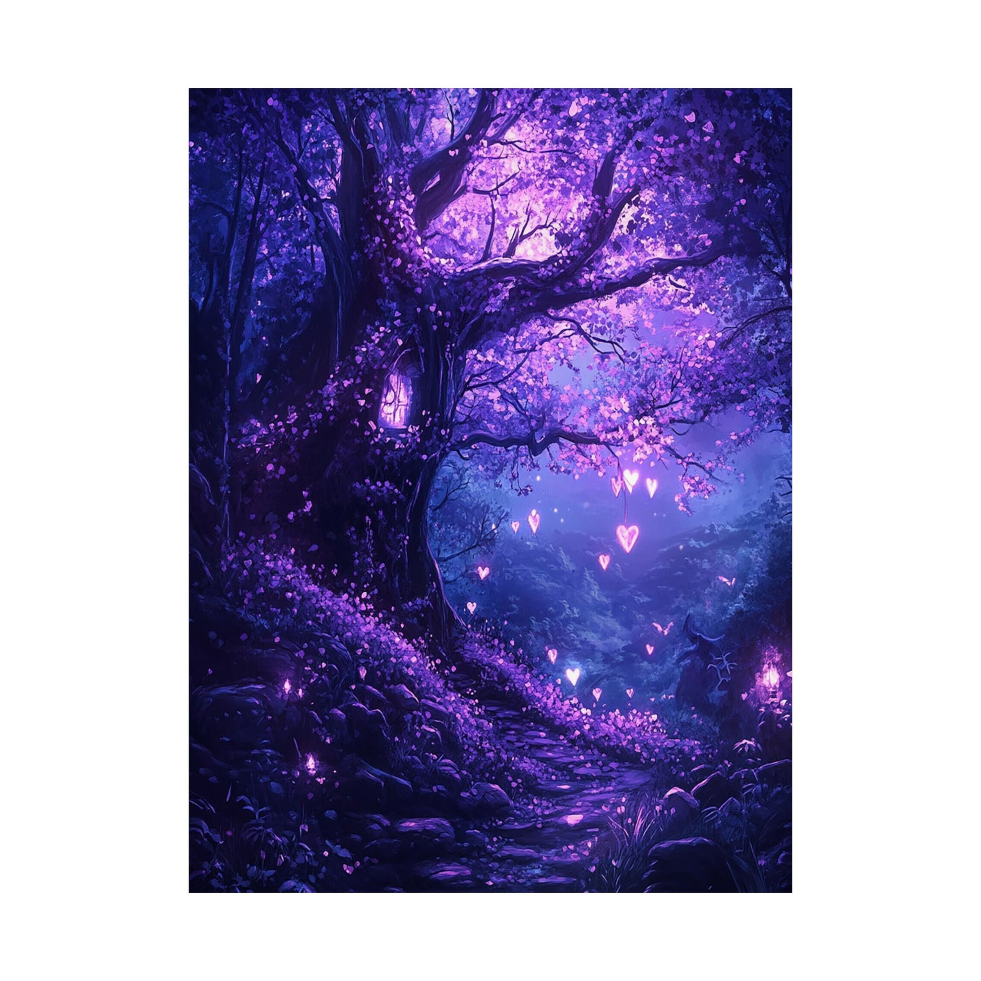 Luminary Hearts Path Matte Vertical Posters MysMuse. - Premium Matte Vertical Posters from MysMuse - Just $16.95! Shop now at Mysterious Muse