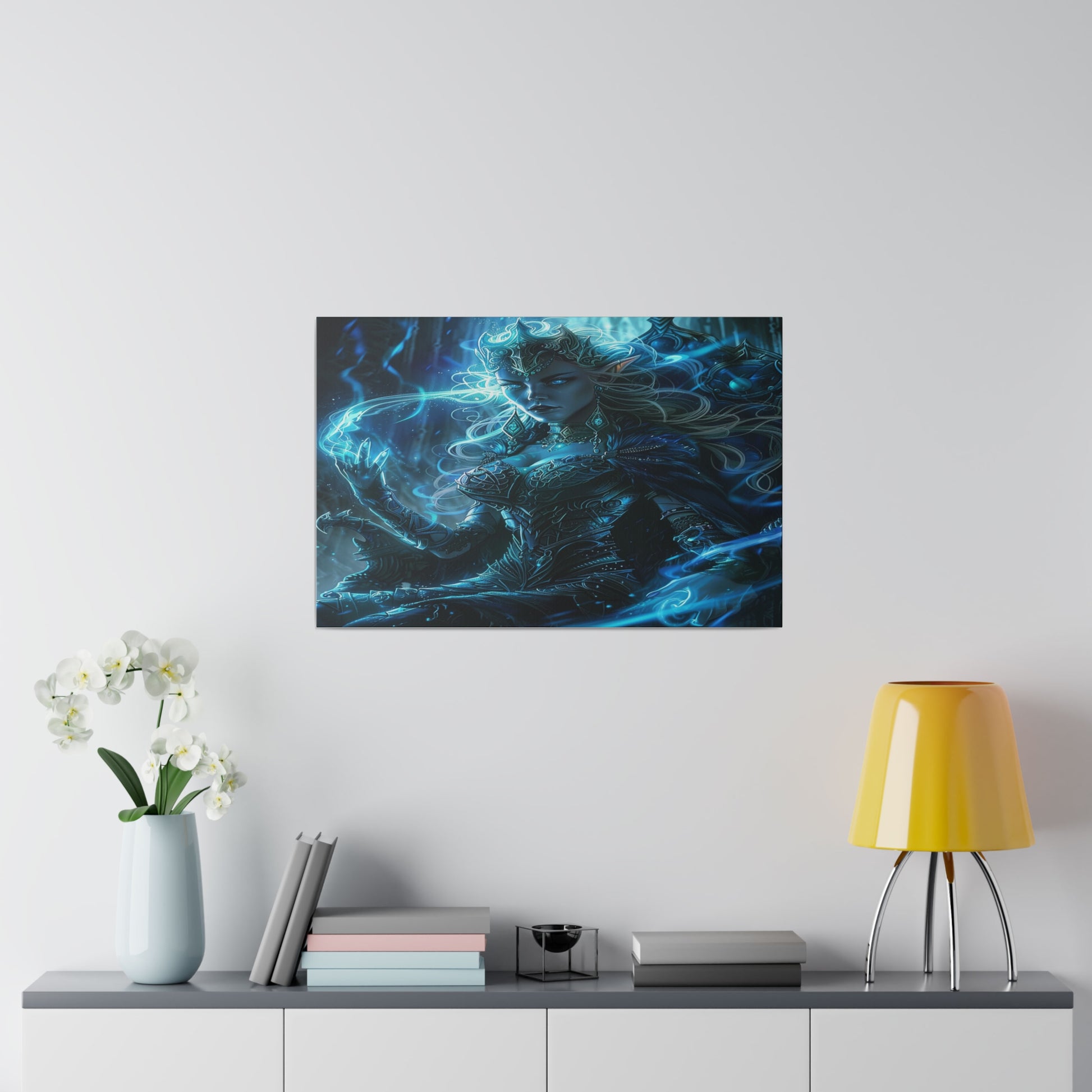 Frostborn Elven Empress Matte Canvas Prints MysMuse - Premium Matte Canvas Prints from MysMuse - Just $41.99! Shop now at Mysterious Muse