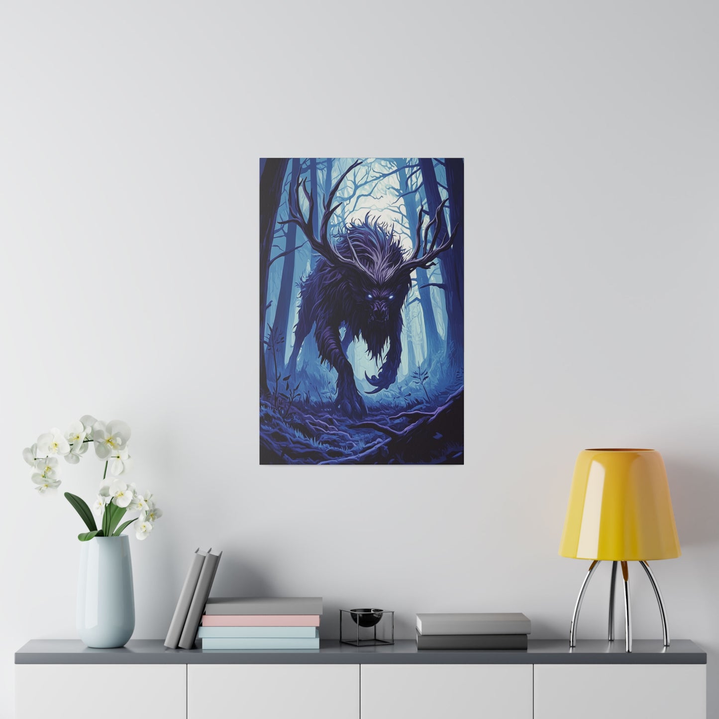 Ebonwood Shadowbeast Matte Canvas Prints MysMuse - Premium Matte Canvas Prints from MysMuse - Just $41.99! Shop now at Mysterious Muse