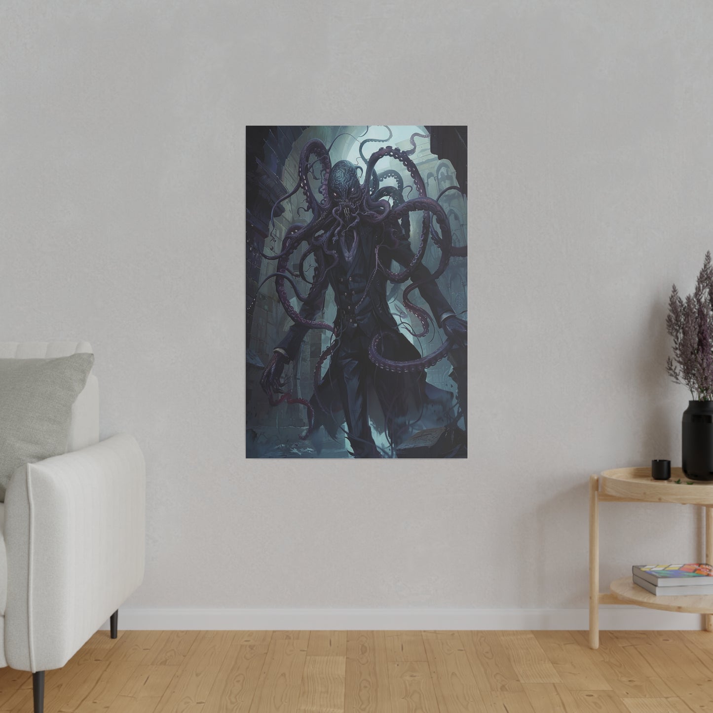 Mindflayer Tyrant Matte Canvas Prints MysMuse - Premium Matte Canvas Prints from MysMuse - Just $41.99! Shop now at Mysterious Muse