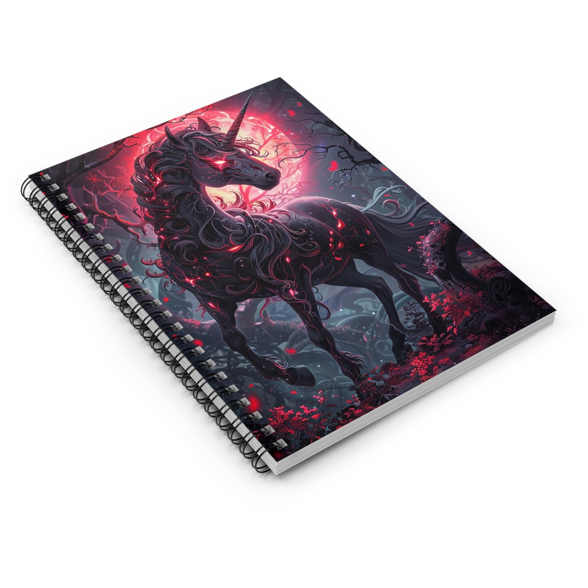 Nightmare Unicorn Spiral Notebook MysMuse - Premium Spiral Notebook from MysMuse - Just $14.99! Shop now at Mysterious Muse