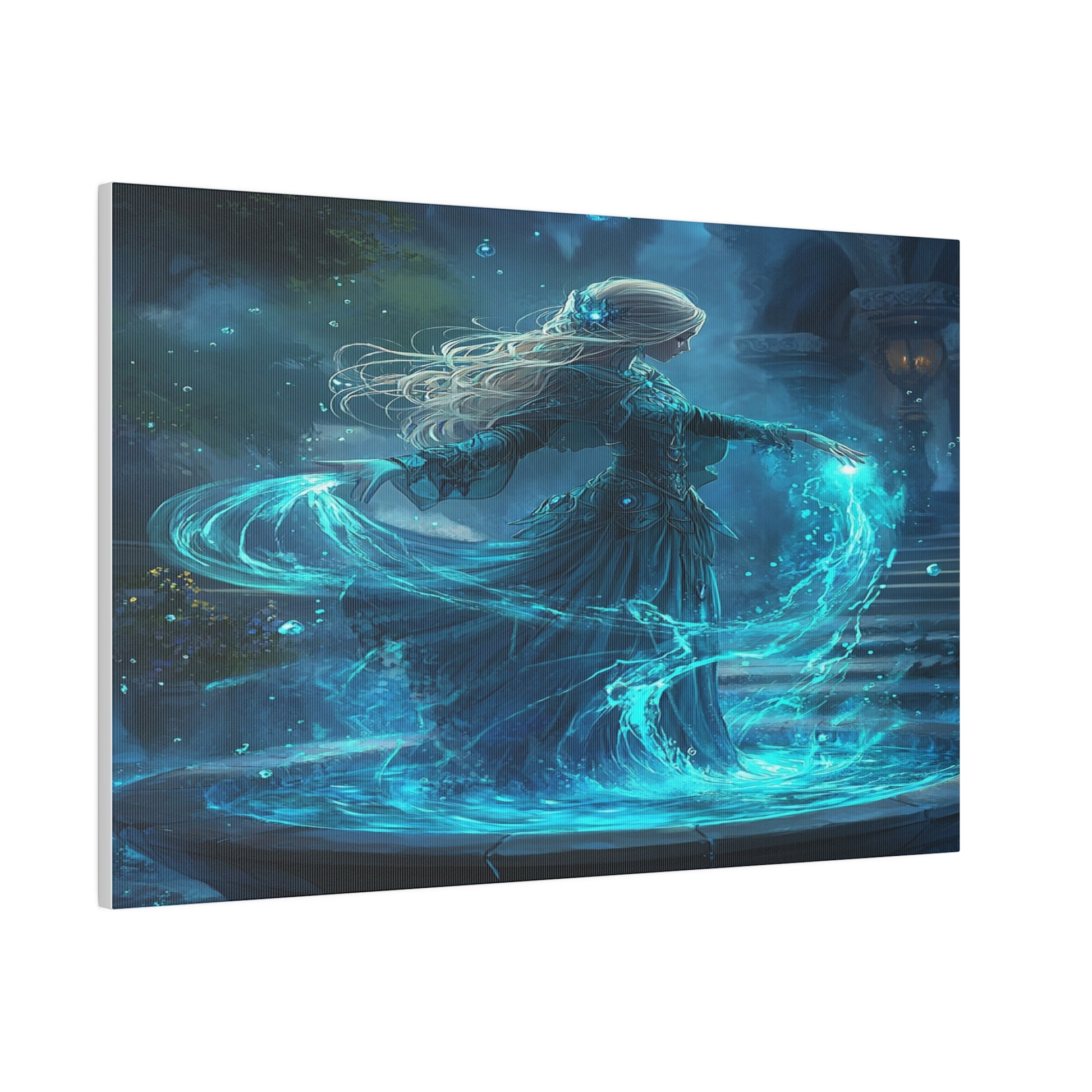 Tidecaller Enchantress Matte Canvas Prints MysMuse - Premium Matte Canvas Prints from MysMuse - Just $41.99! Shop now at Mysterious Muse