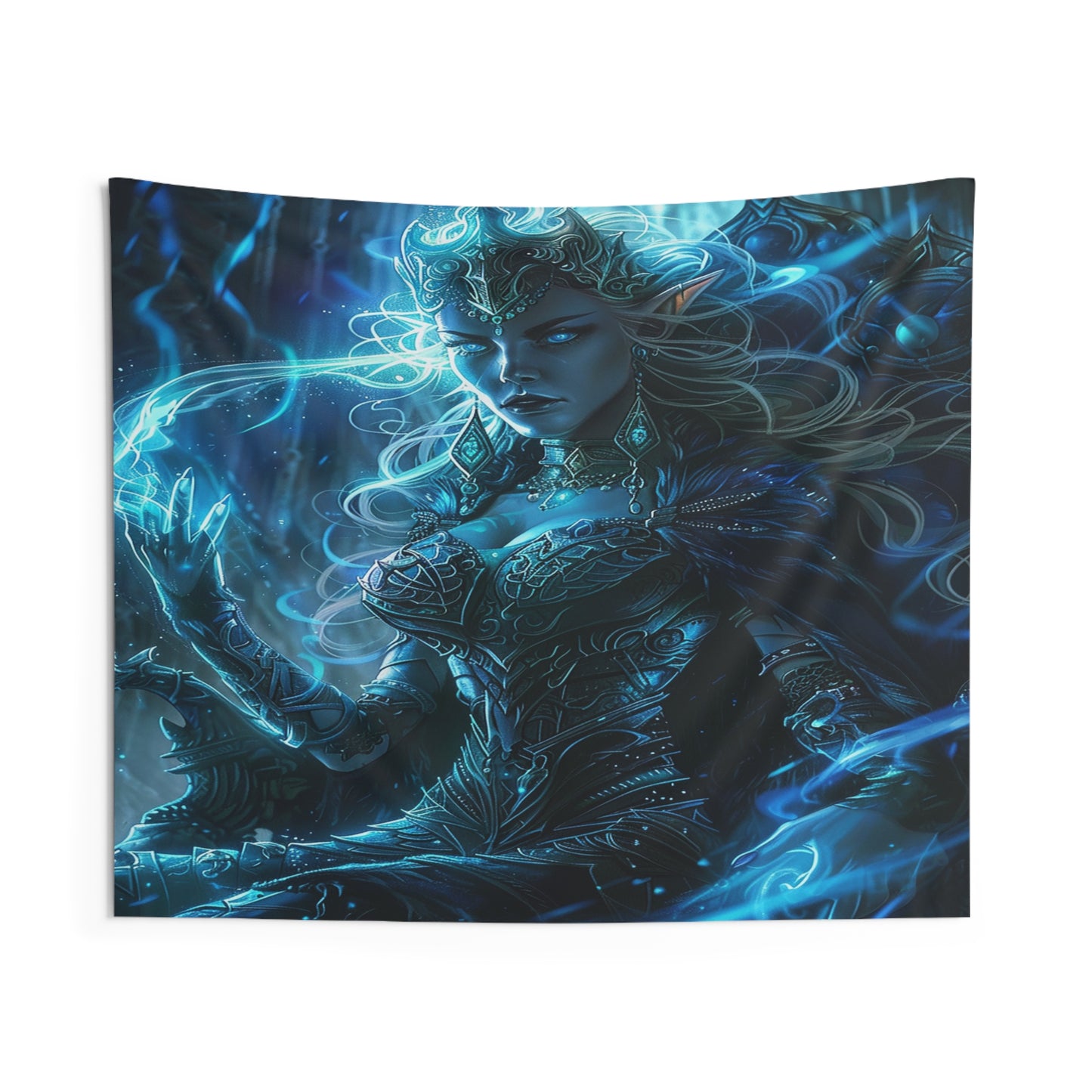 Frostborn Elven Empress Decorative Wall Tapestry MysMuse - Premium Decorative Wall Tapestry from MysMuse - Just $26.99! Shop now at Mysterious Muse