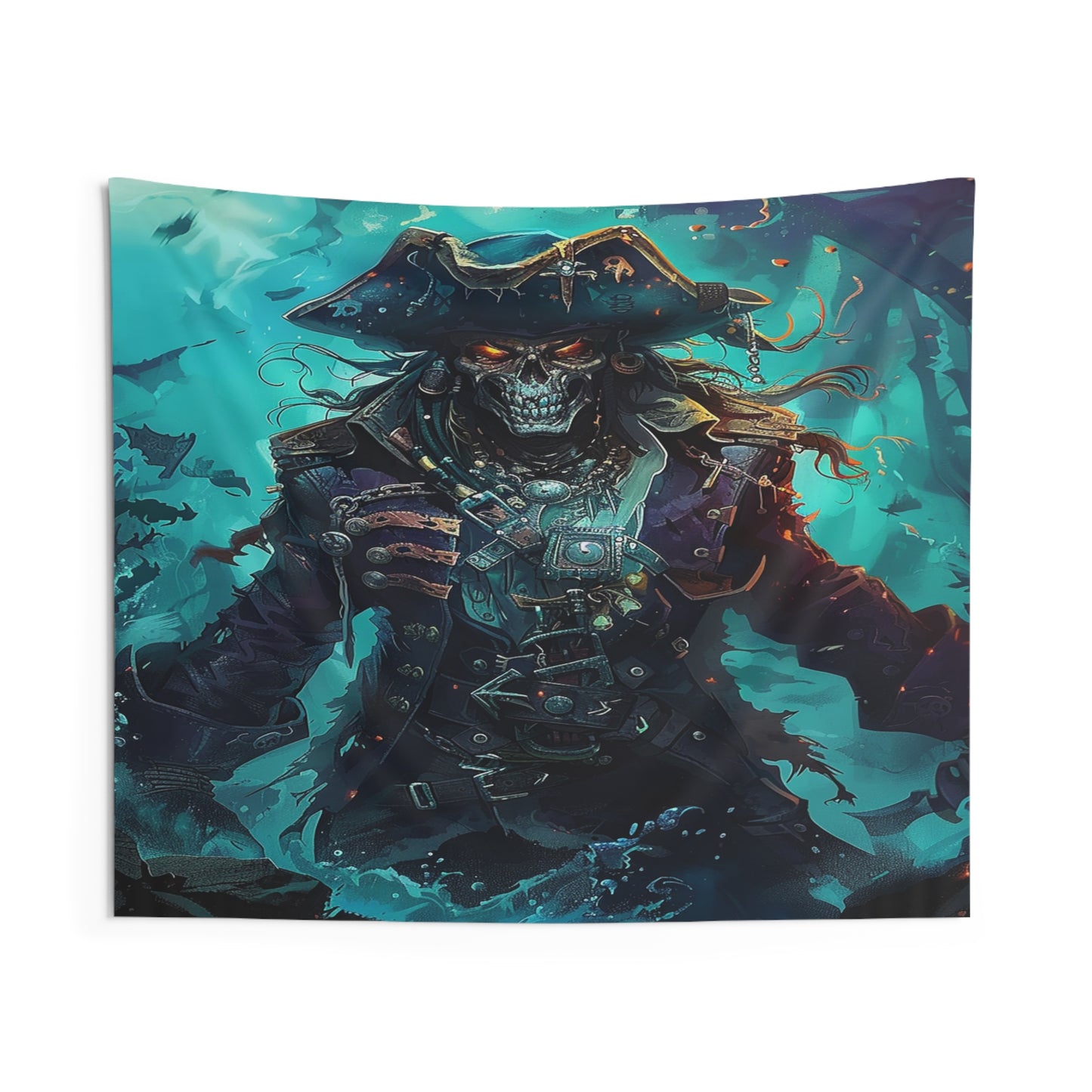 Captain of the Damned Decorative Wall Tapestry MysMuse - Premium Decorative Wall Tapestry from MysMuse - Just $26.99! Shop now at Mysterious Muse