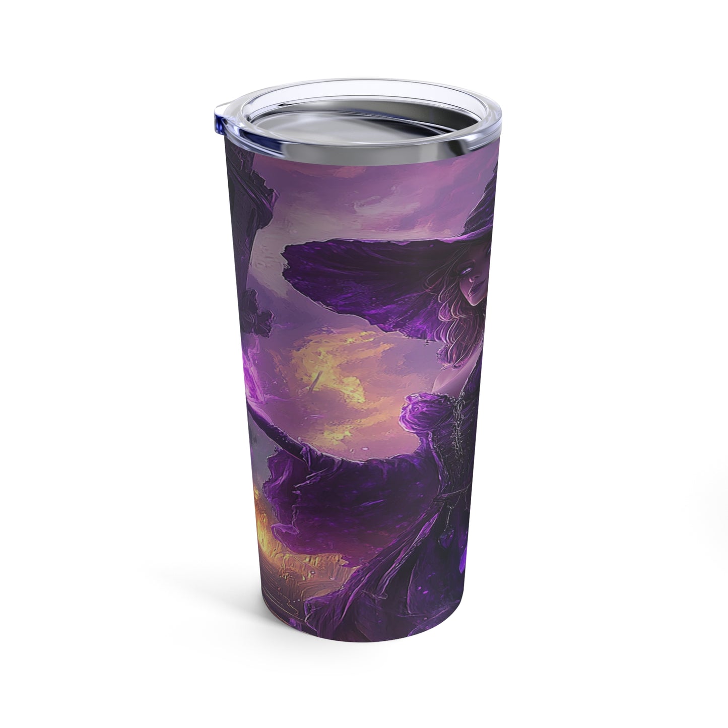 Amethyst Flame Weaver Steel Tumbler Drinkware MysMuse - Premium Tumbler from MysMuse - Just $37.95! Shop now at Mysterious Muse