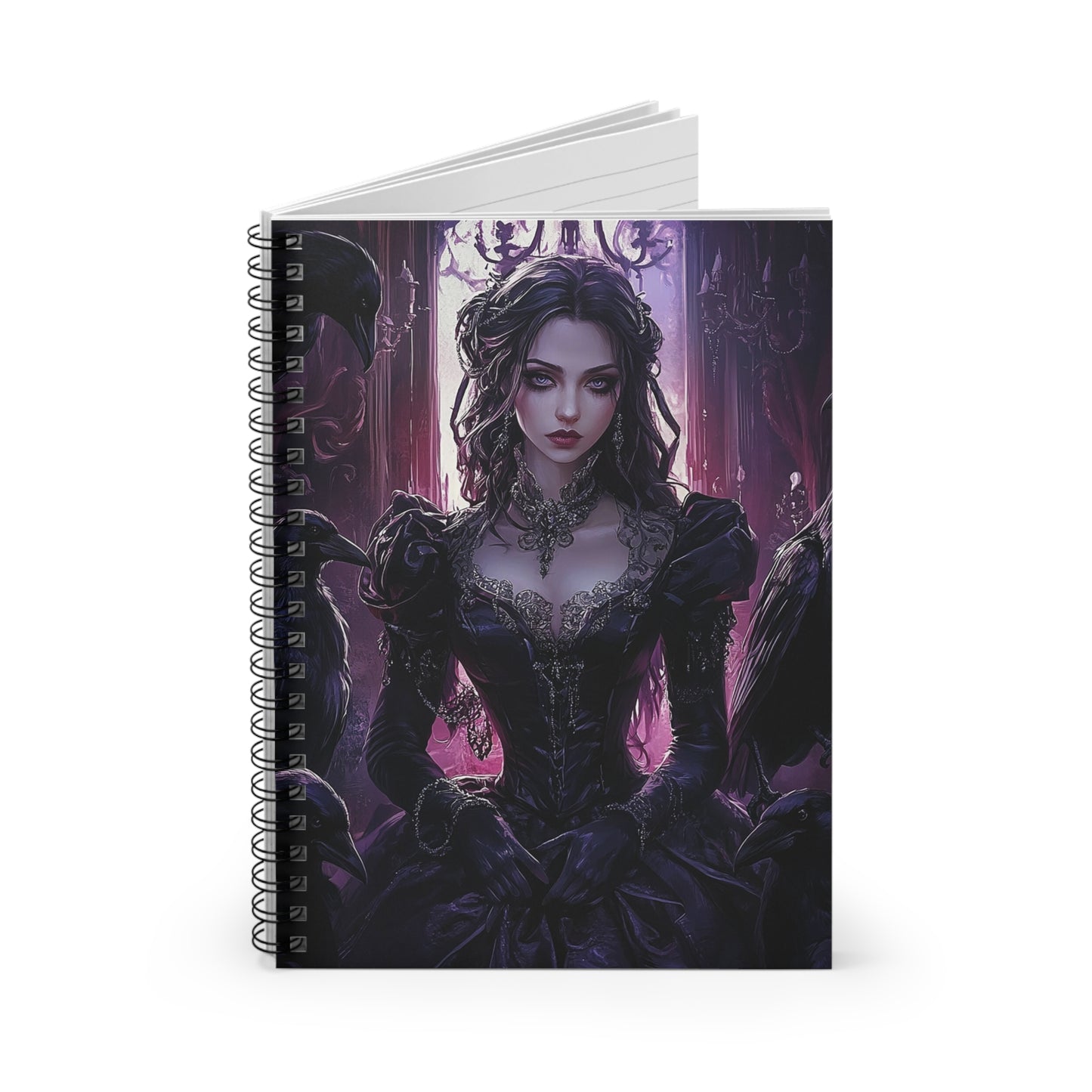 Ravenna Nocturne Spiral Notebook MysMuse - Premium Spiral Notebook from MysMuse - Just $14.99! Shop now at Mysterious Muse