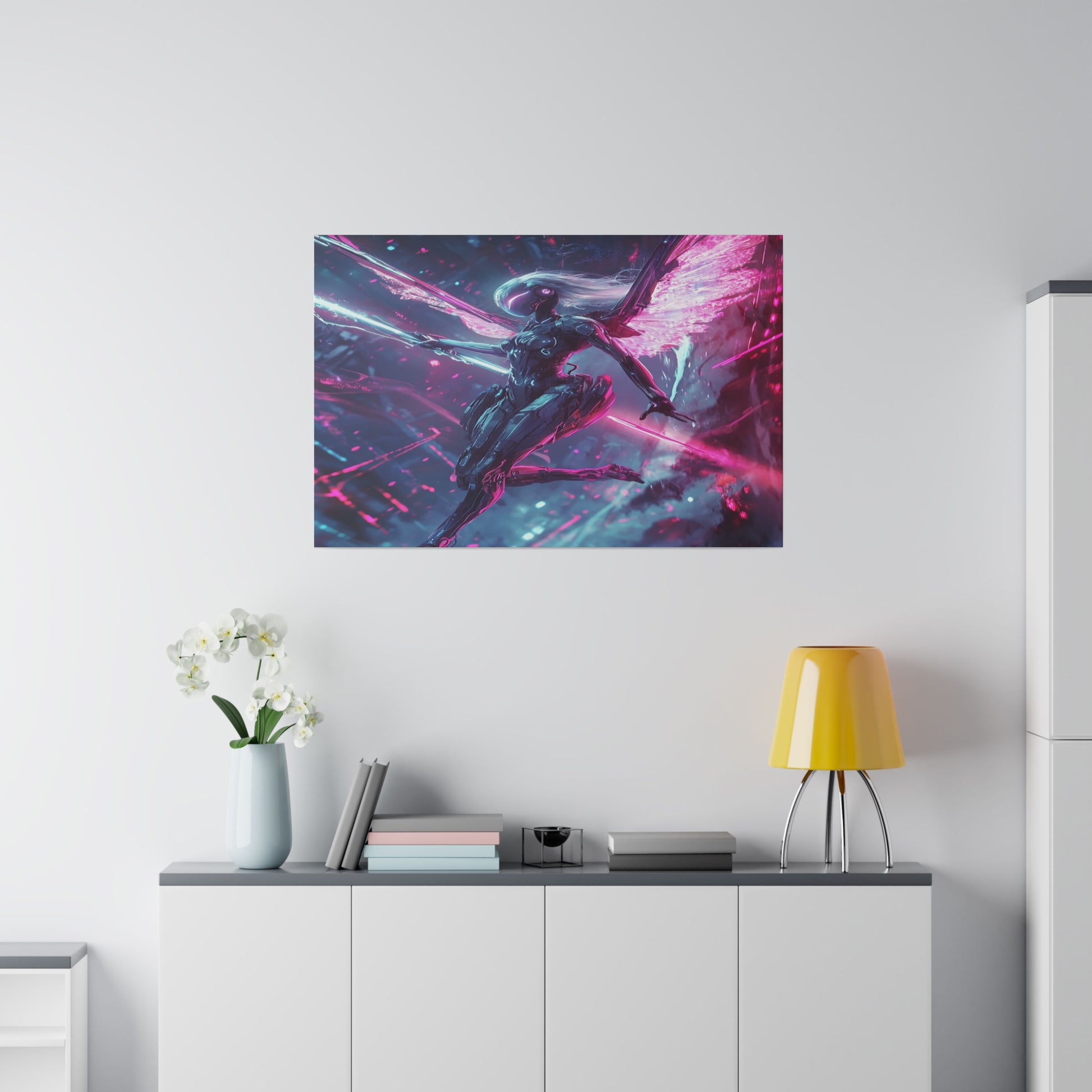 Aetherblade Valkyrie Matte Canvas Prints MysMuse - Premium Matte Canvas Prints from MysMuse - Just $41.99! Shop now at Mysterious Muse